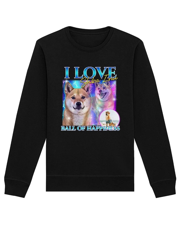 Oat Milk Club Damen vegan Sweatshirt Ball Of Happiness Schwarz