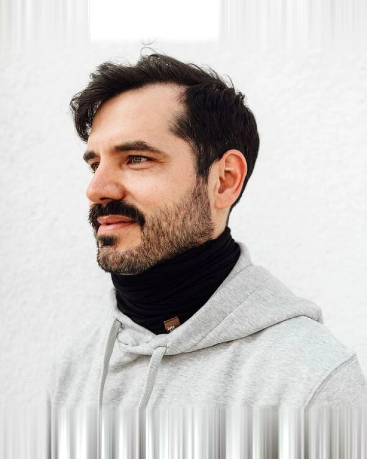 Liebe Deinen Planeten Multi Loop vegane Naturfaser in 3 Größen, viele Farben für Damen und Herren, Multifunktions Schlauchschal aus Modal Jersey TencelTM