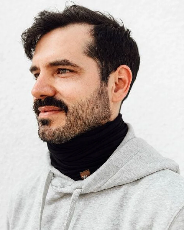 Liebe Deinen Planeten Multi Loop vegane Naturfaser in 3 Größen, viele Farben für Damen und Herren, Multifunktions Schlauchschal aus Modal Jersey TencelTM