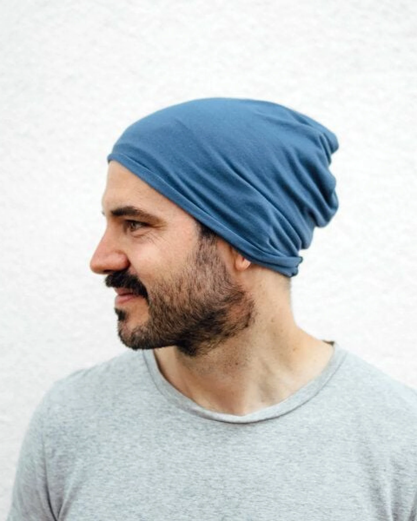 Liebe Deinen Planeten Multi Loop vegane Naturfaser in 3 Größen, viele Farben für Damen und Herren, Multifunktions Schlauchschal aus Modal Jersey TencelTM – Ansicht 4
