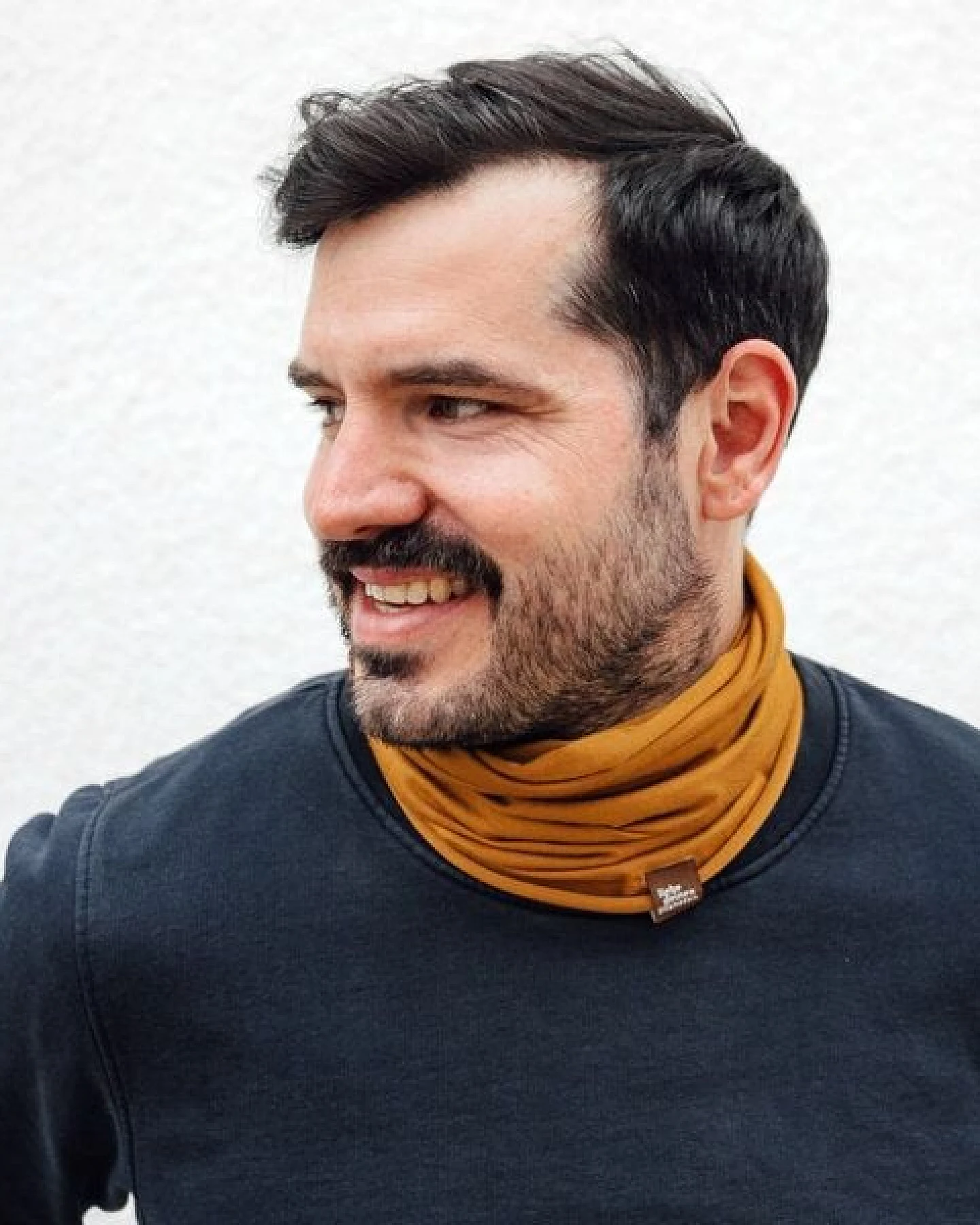 Liebe Deinen Planeten Multi Loop vegane Naturfaser in 3 Größen, viele Farben für Damen und Herren, Multifunktions Schlauchschal aus Modal Jersey TencelTM – Ansicht 4