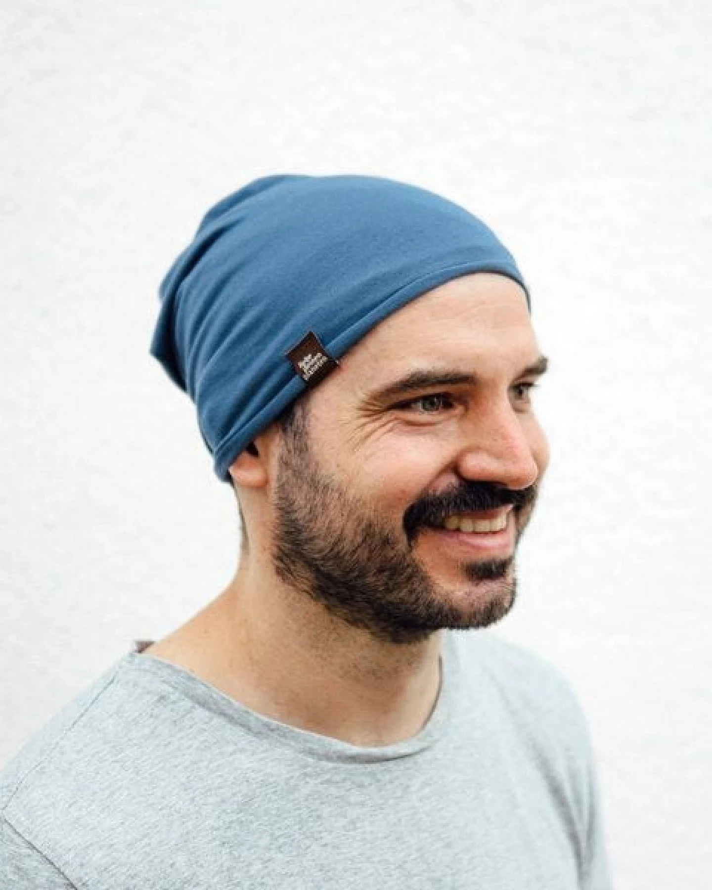 Liebe Deinen Planeten Multi Loop vegane Naturfaser in 3 Größen, viele Farben für Damen und Herren, Multifunktions Schlauchschal aus Modal Jersey TencelTM – Ansicht 4