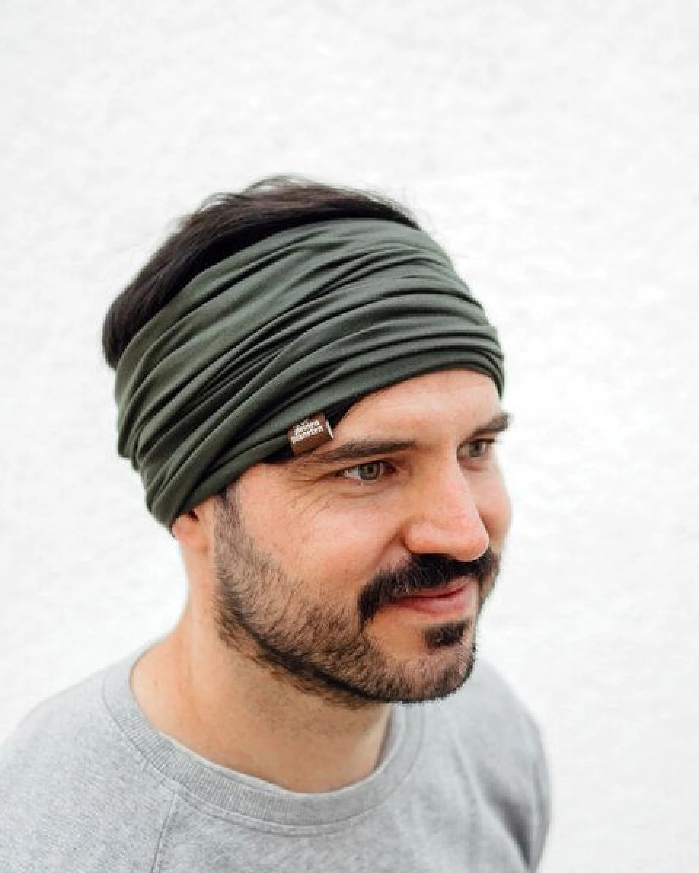 Liebe Deinen Planeten Multi Loop vegane Naturfaser in 3 Größen, viele Farben für Damen und Herren, Multifunktions Schlauchschal aus Modal Jersey TencelTM – Ansicht 3
