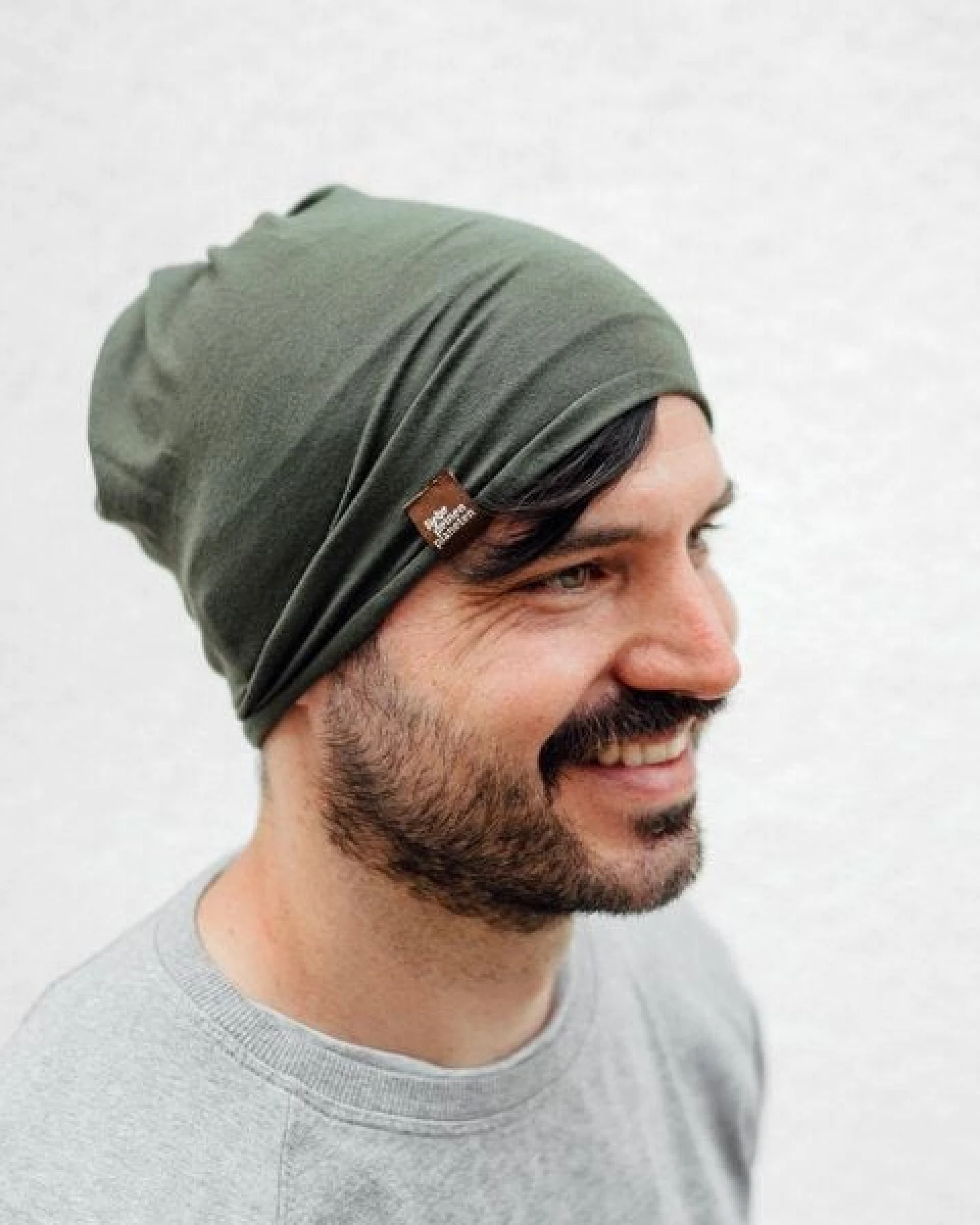 Liebe Deinen Planeten Multi Loop vegane Naturfaser in 3 Größen, viele Farben für Damen und Herren, Multifunktions Schlauchschal aus Modal Jersey TencelTM – Ansicht 4