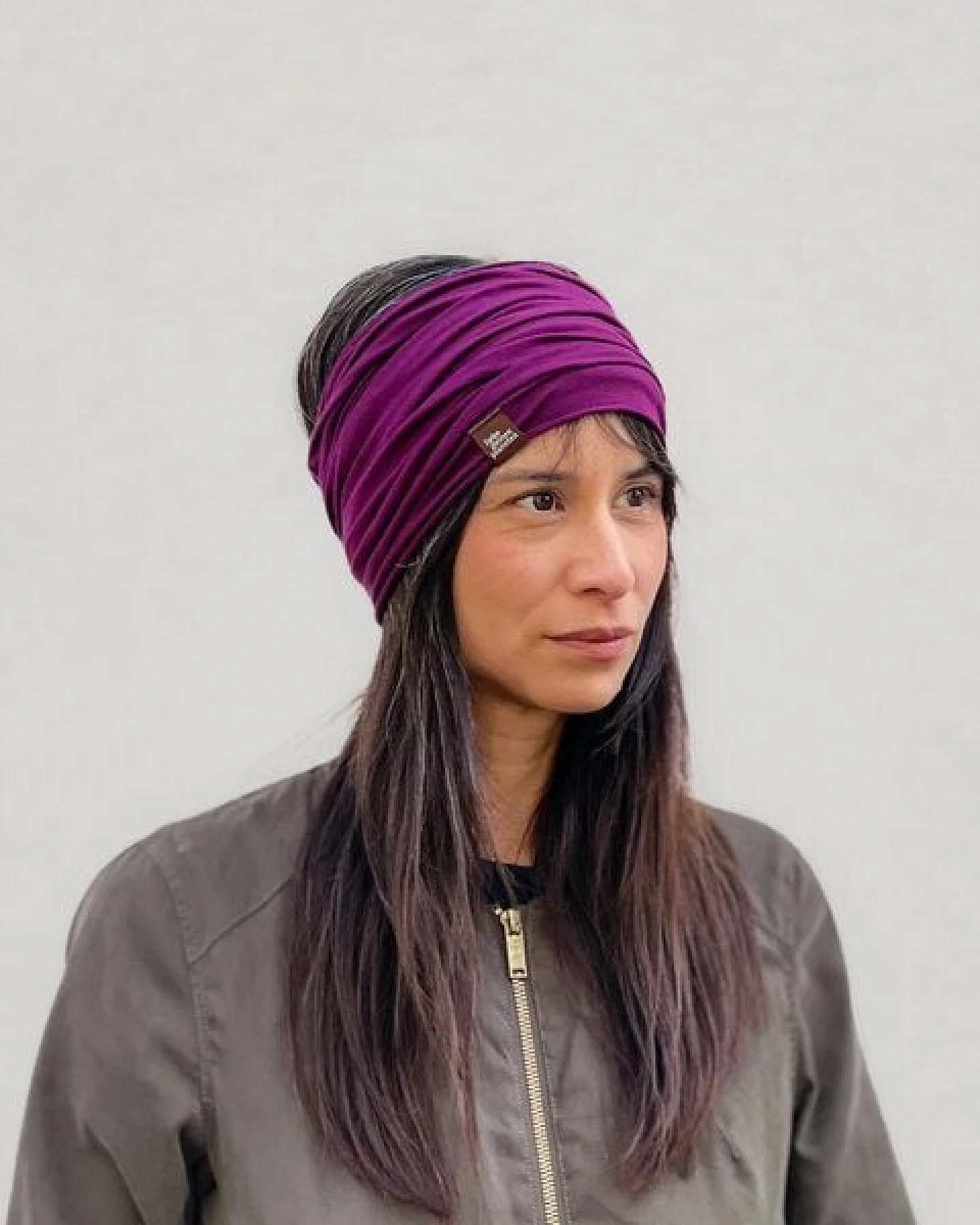 Liebe Deinen Planeten Multi Loop vegane Naturfaser in 3 Größen, viele Farben für Damen und Herren, Multifunktions Schlauchschal aus Modal Jersey TencelTM – Ansicht 4