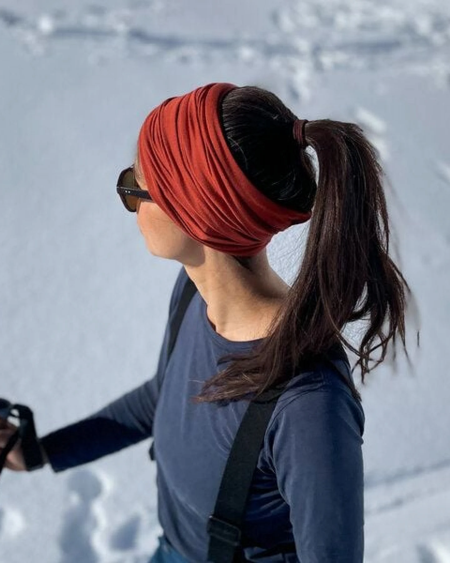 Liebe Deinen Planeten Multi Loop vegane Naturfaser in 3 Größen, viele Farben für Damen und Herren, Multifunktions Schlauchschal aus Modal Jersey TencelTM – Ansicht 3