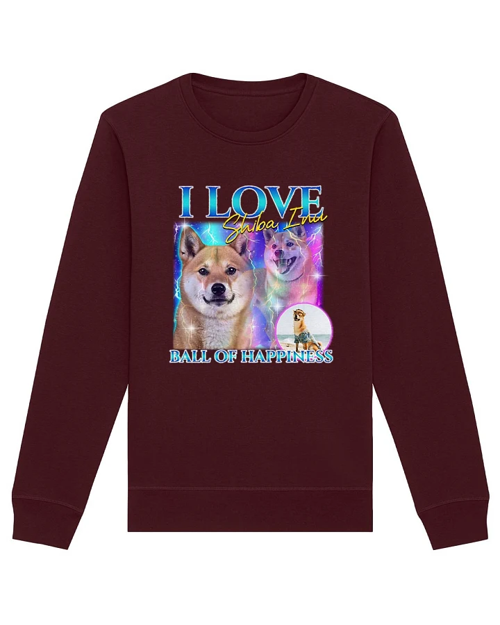 Oat Milk Club Damen vegan Sweatshirt Ball Of Happiness Burgundy