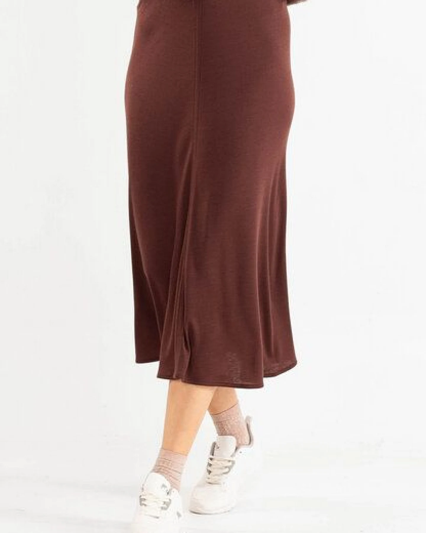 Alma & Lovis Midi-Rock aus Tencel und Wolle – Ansicht 2