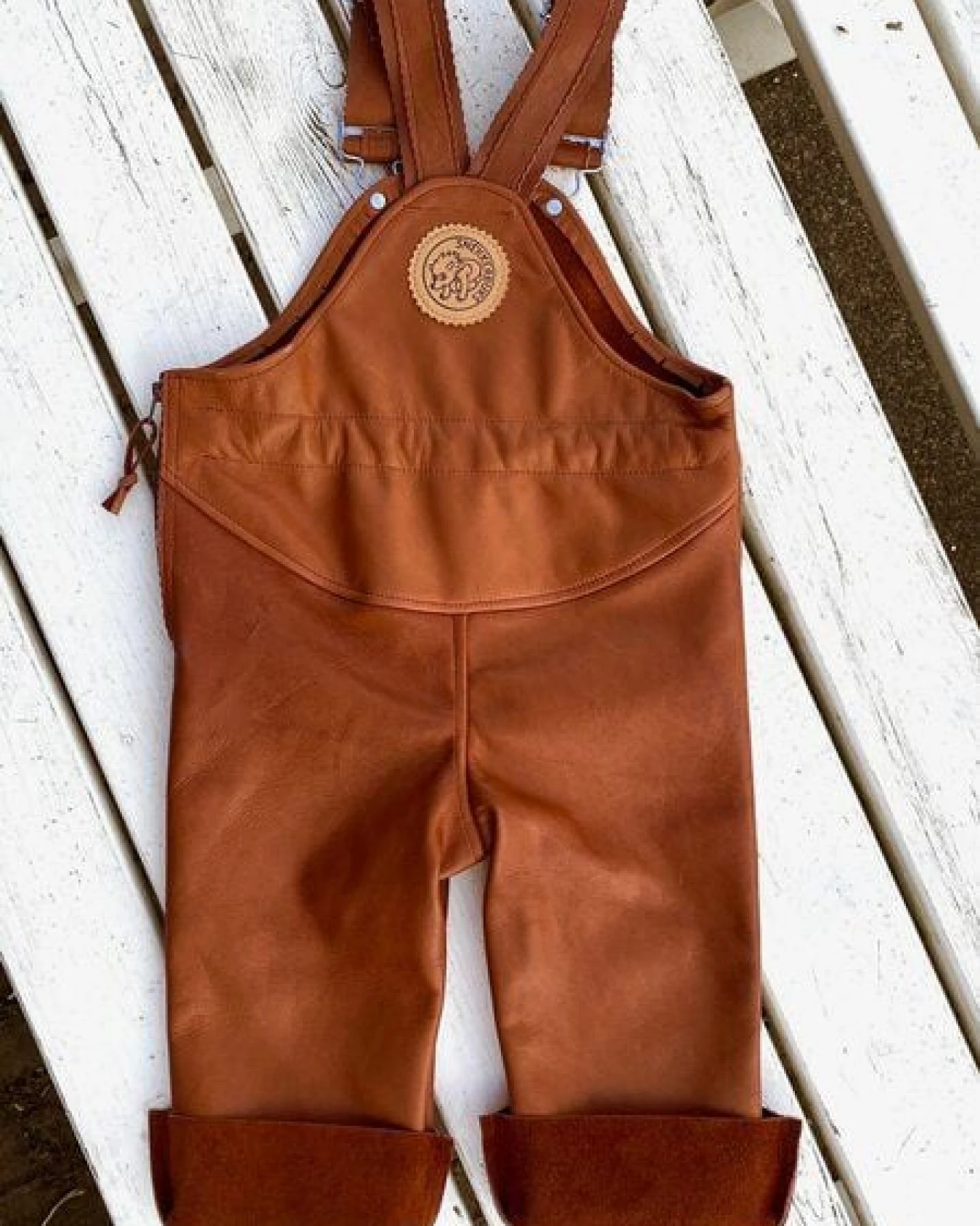 Snekkerbuks Leder Outdoor- und Matschhose für Kinder – Ansicht 3