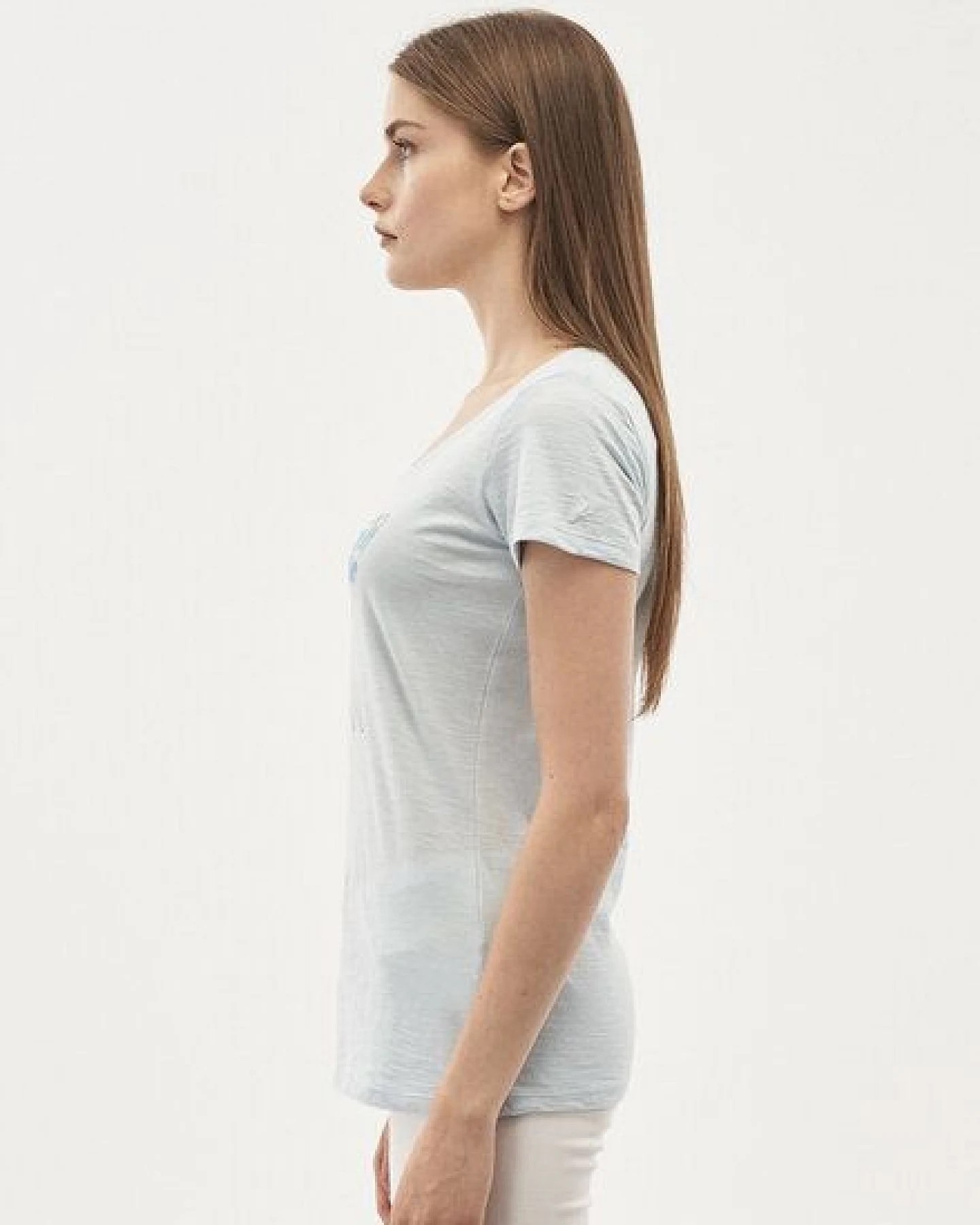 ORGANICATION T-Shirt aus Bio-Baumwolle mit Vogel-Print – Ansicht 3