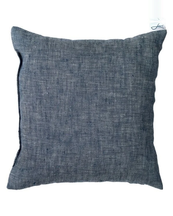 Leinen Blau Meliert