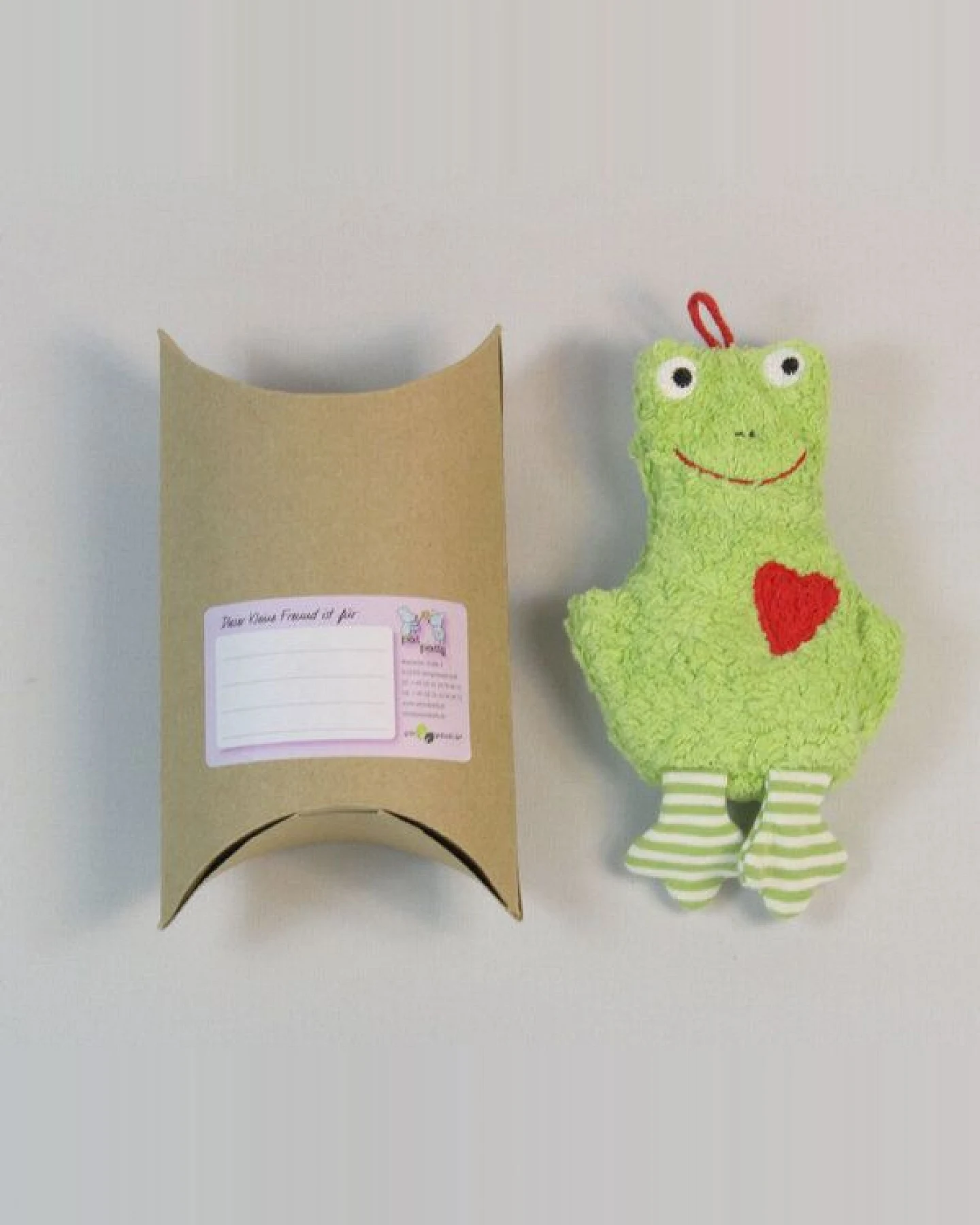 Pat und Patty Lavendelkissen "Frosch", Lavendel/Dinkelkörner Kissen ,Farbe: grün – Ansicht 4
