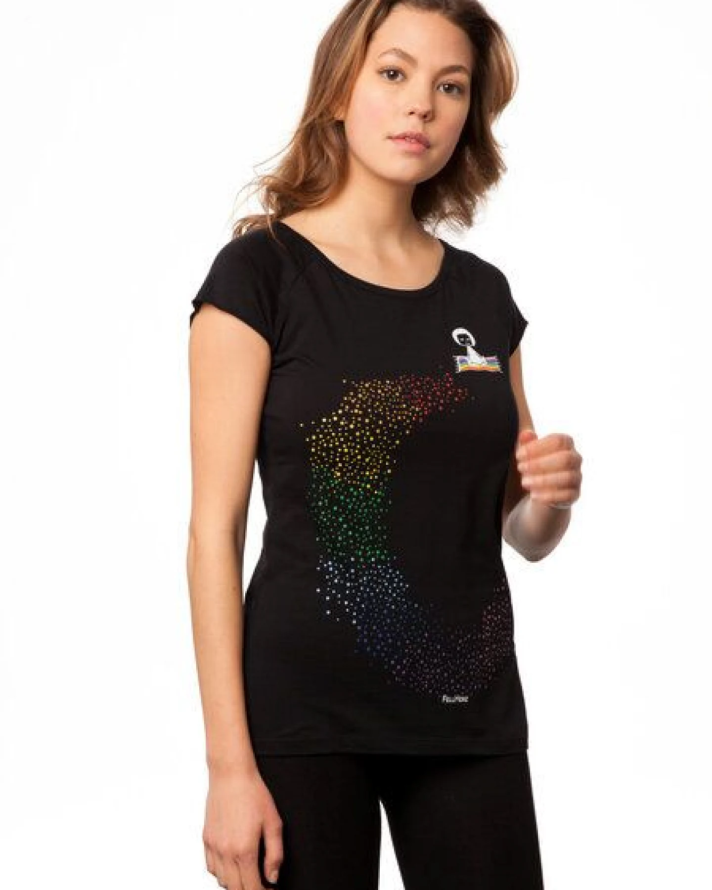FellHerz Damen T-Shirt Ommm Bio Fair – Ansicht 4