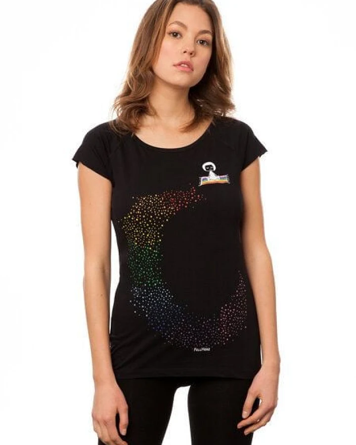 FellHerz Damen T-Shirt Ommm Bio Fair