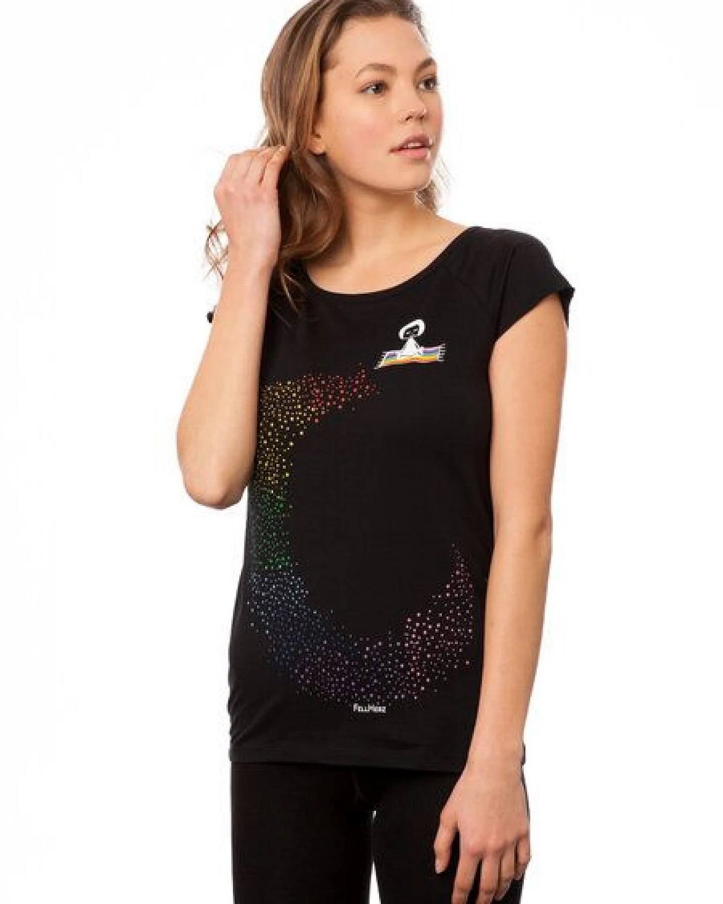 FellHerz Damen T-Shirt Ommm Bio Fair – Ansicht 3