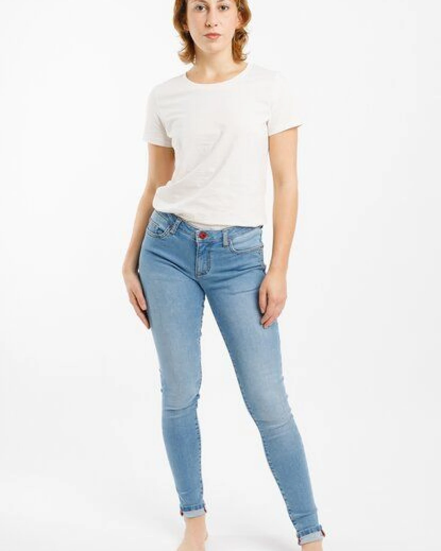 TORLAND Skinny Fit – Damenjeans ROSA – Ansicht 2