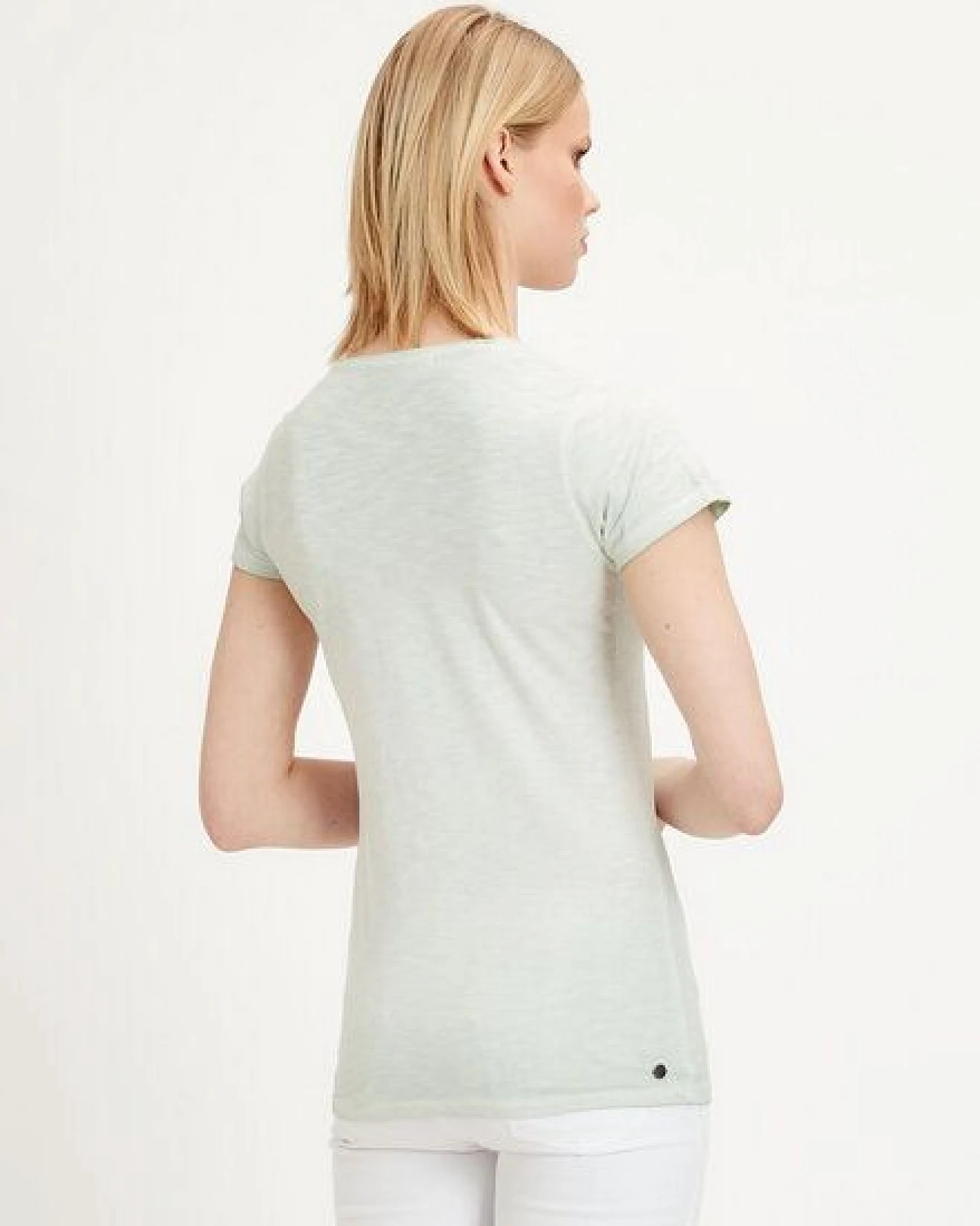 ORGANICATION Garment Dyed T-Shirt aus Bio-Baumwolle – Ansicht 2