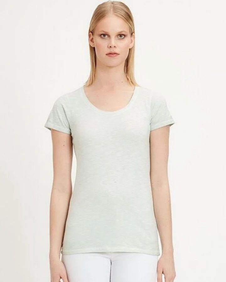 ORGANICATION Garment Dyed T-Shirt aus Bio-Baumwolle