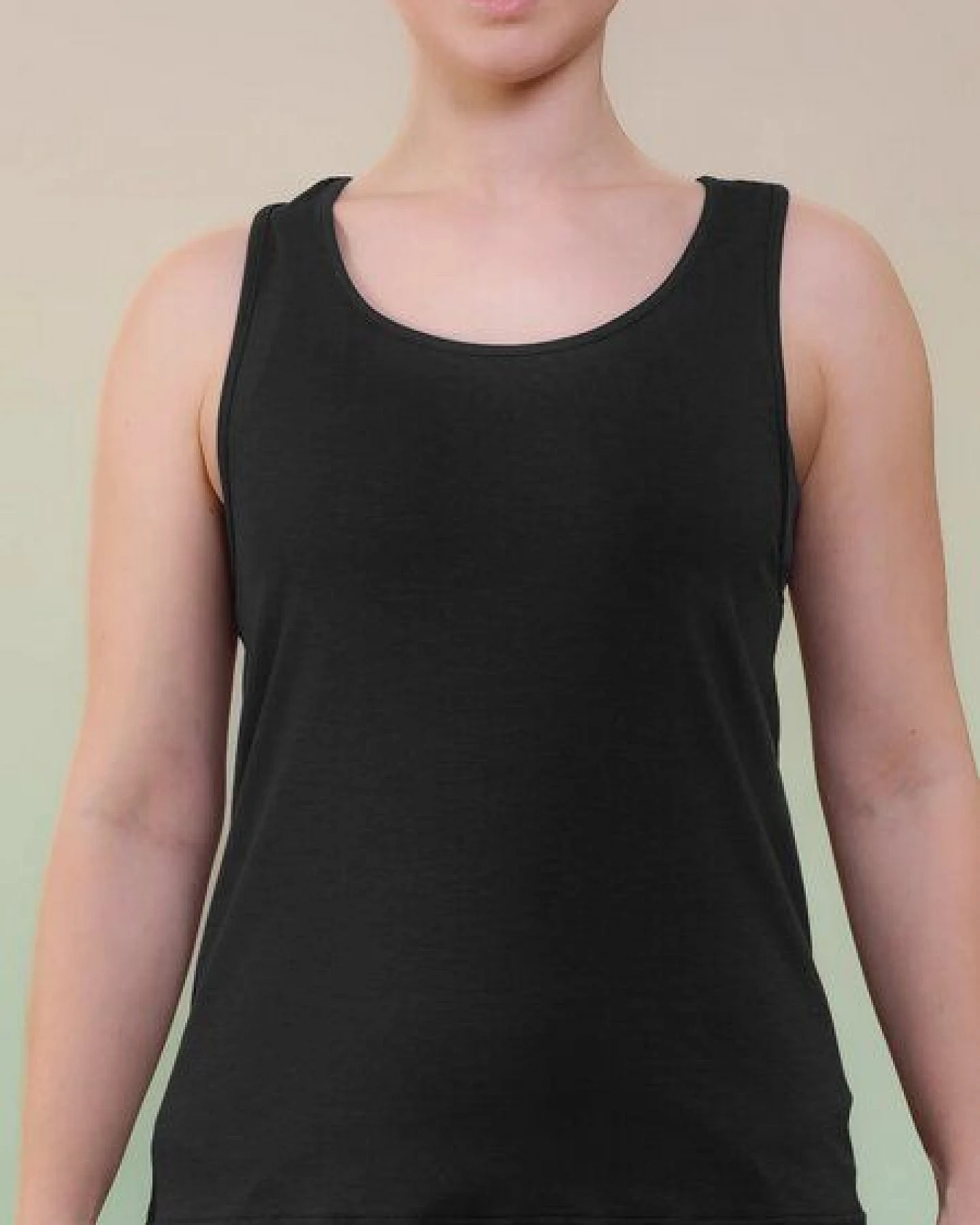 nice to meet me Racerback Top – Tanktop aus TENCEL Lyocell und Bio-Baumwolle – Ansicht 2