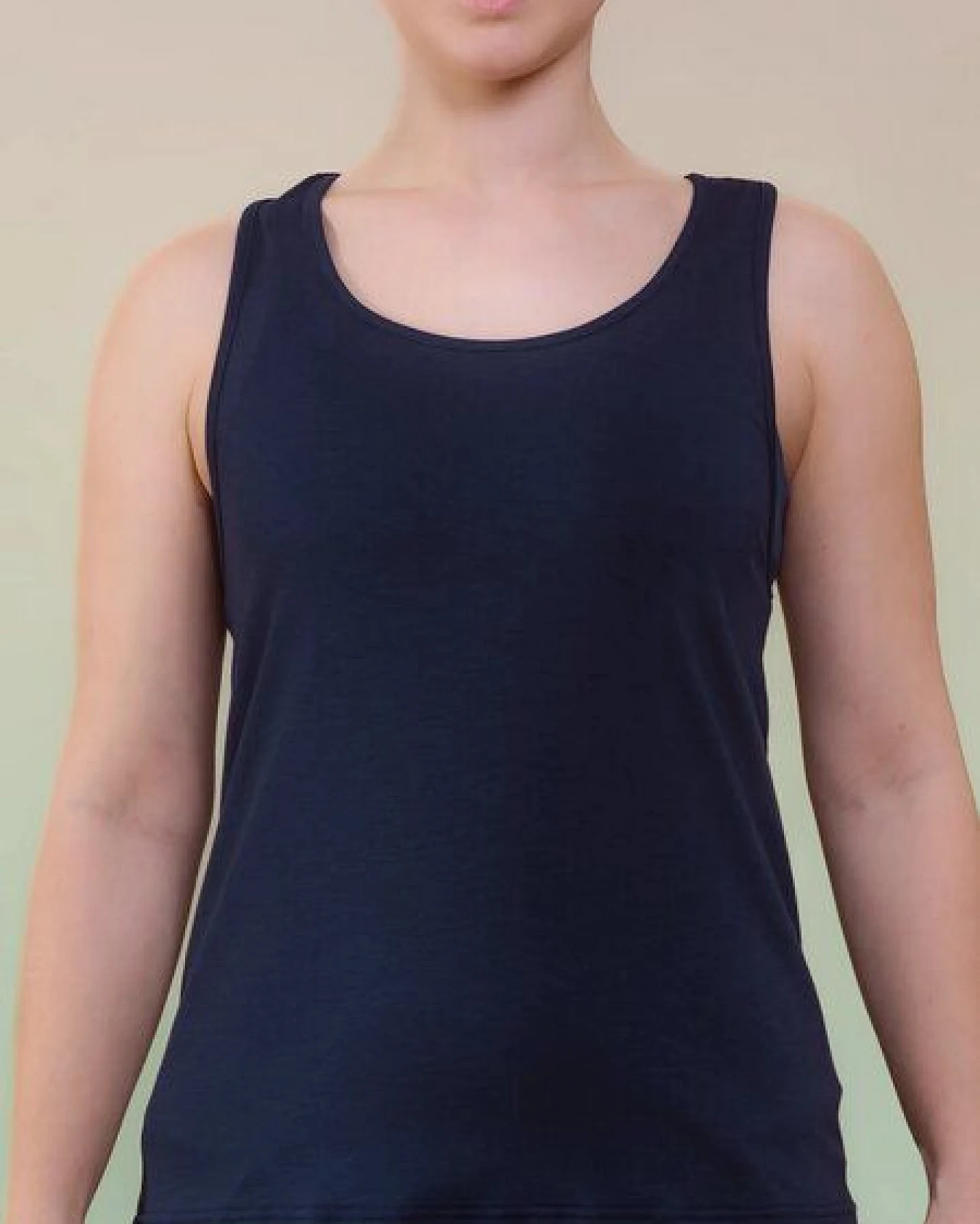 nice to meet me Racerback Top – Tanktop aus TENCEL Lyocell und Bio-Baumwolle – Ansicht 2