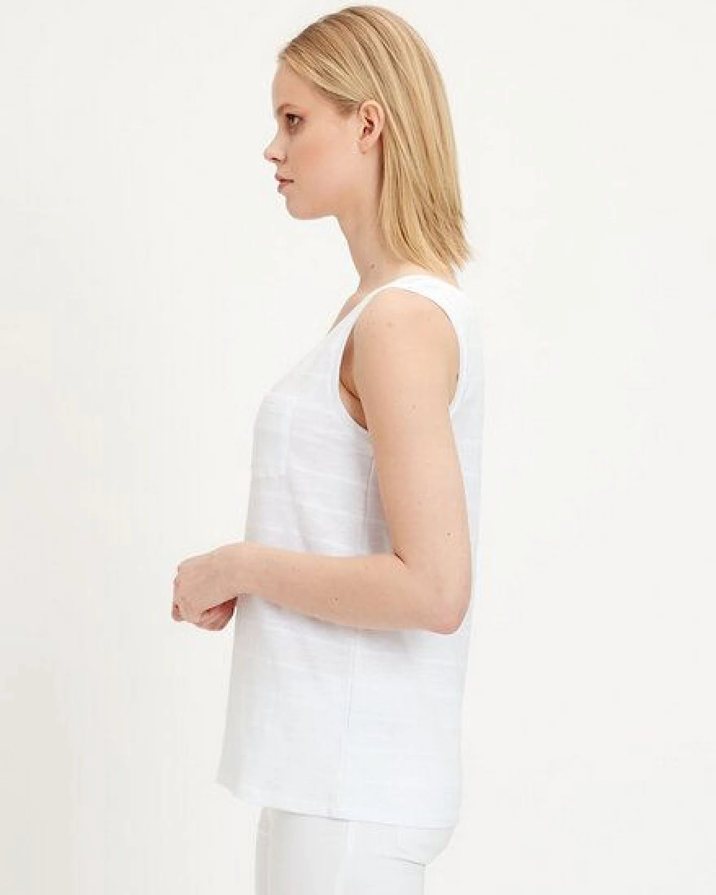 ORGANICATION Tank-Top aus Bio-Baumwolle mit Brusttasche – Ansicht 3