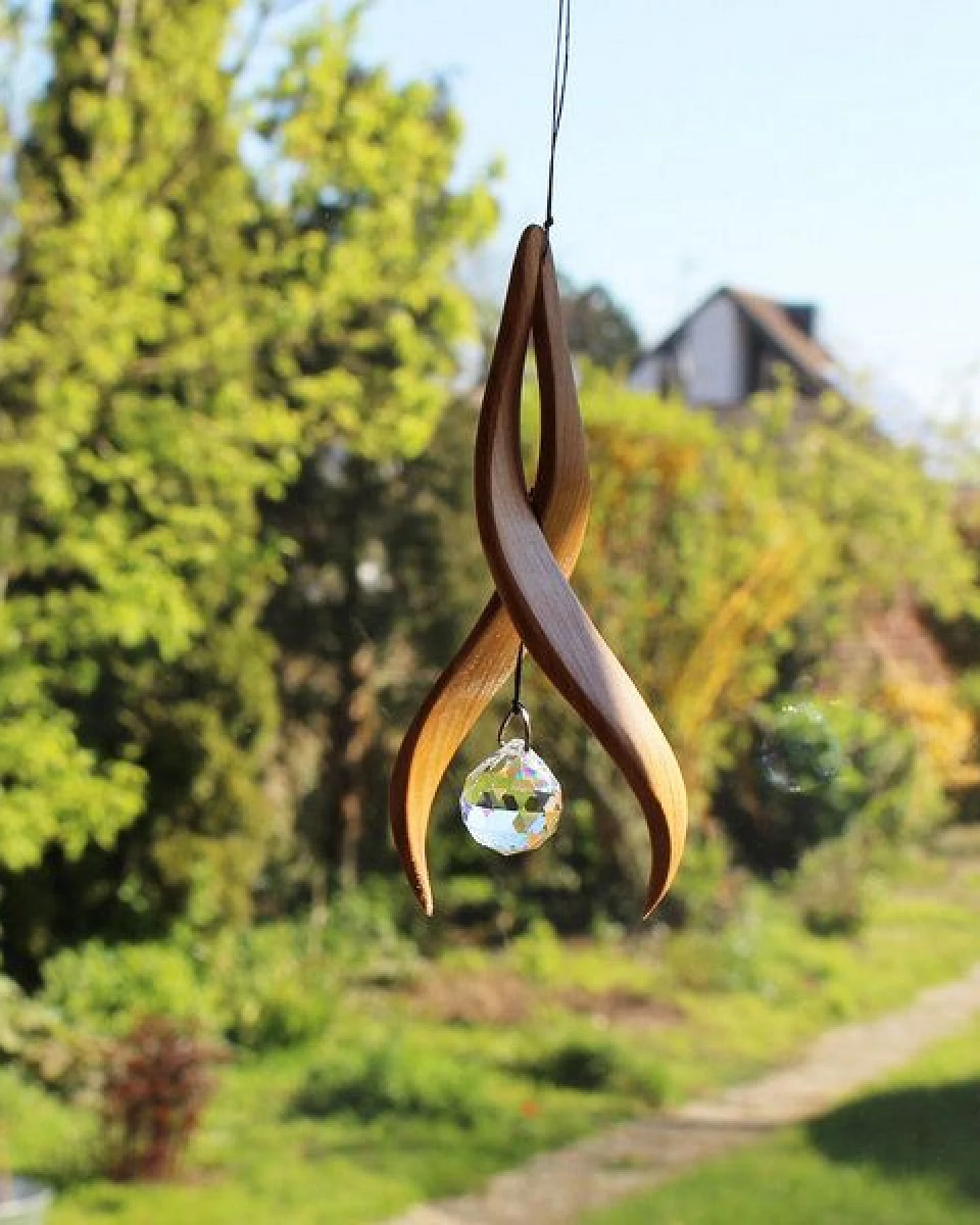 Mitienda Shop Fensterschmuck aus Holz – Ansicht 2