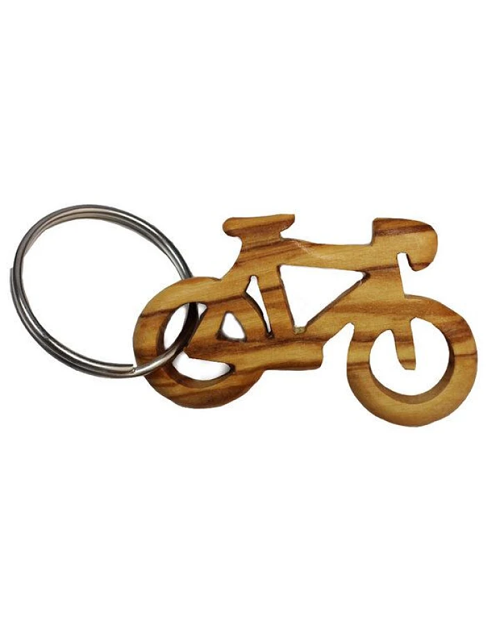 Mitienda Shop Schlüsselanhänger aus Holz "Fahrrad"