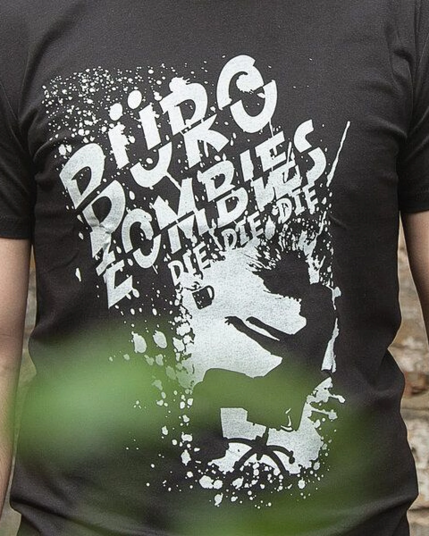 päfjes Büro Zombies die die die - Fair gehandeltes Männer T-Shirt - Black – Ansicht 2