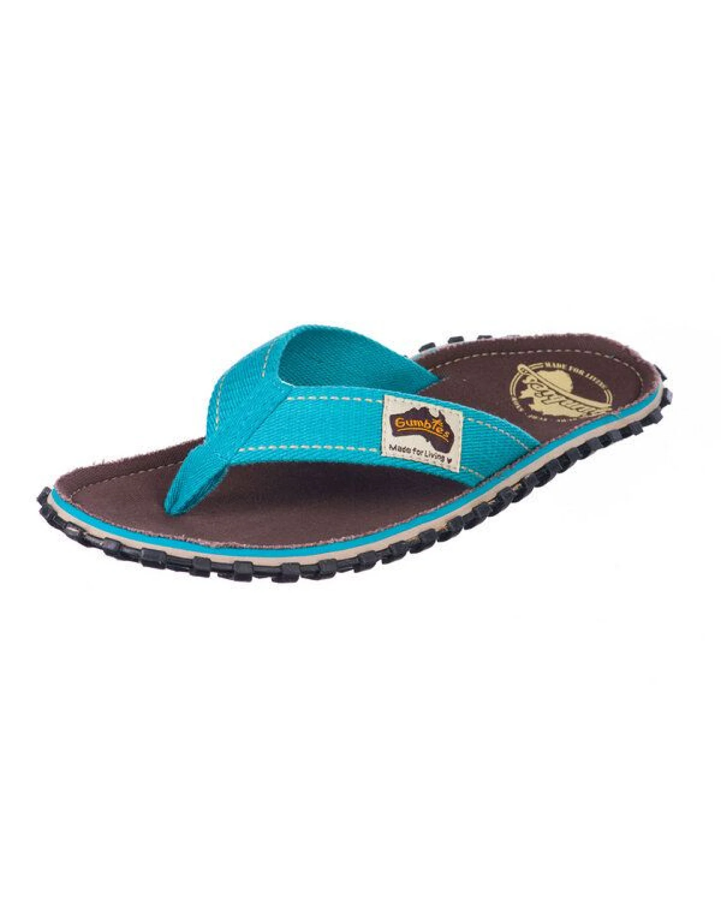 GUMBIES Brown Retro – Nachhaltige Sommerschuhe für Damen und Herren – Ansicht 3