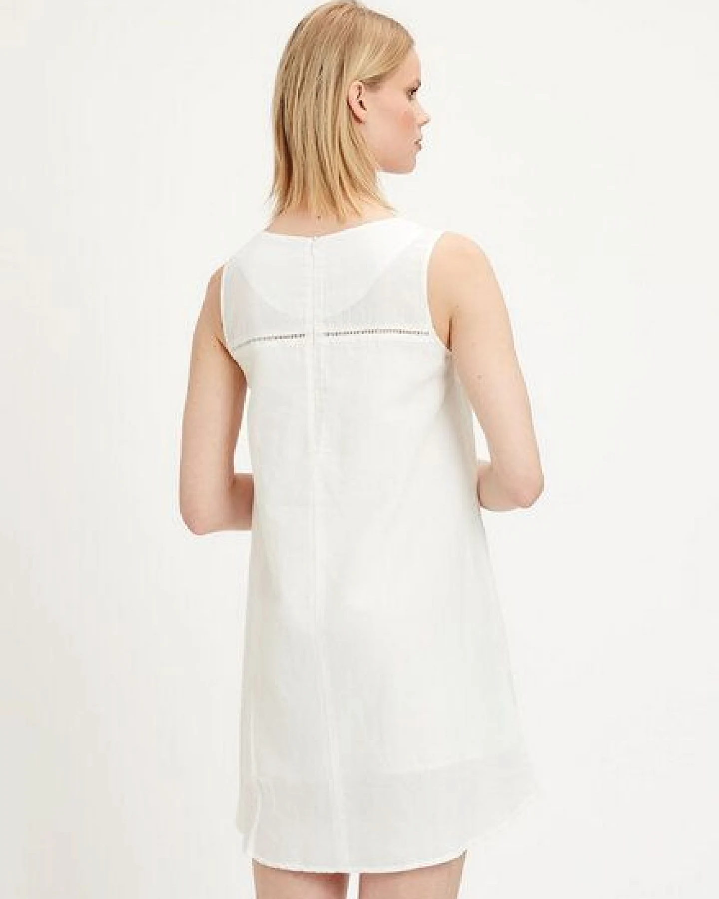 ORGANICATION Kleid aus Leinen-Mix – Ansicht 2