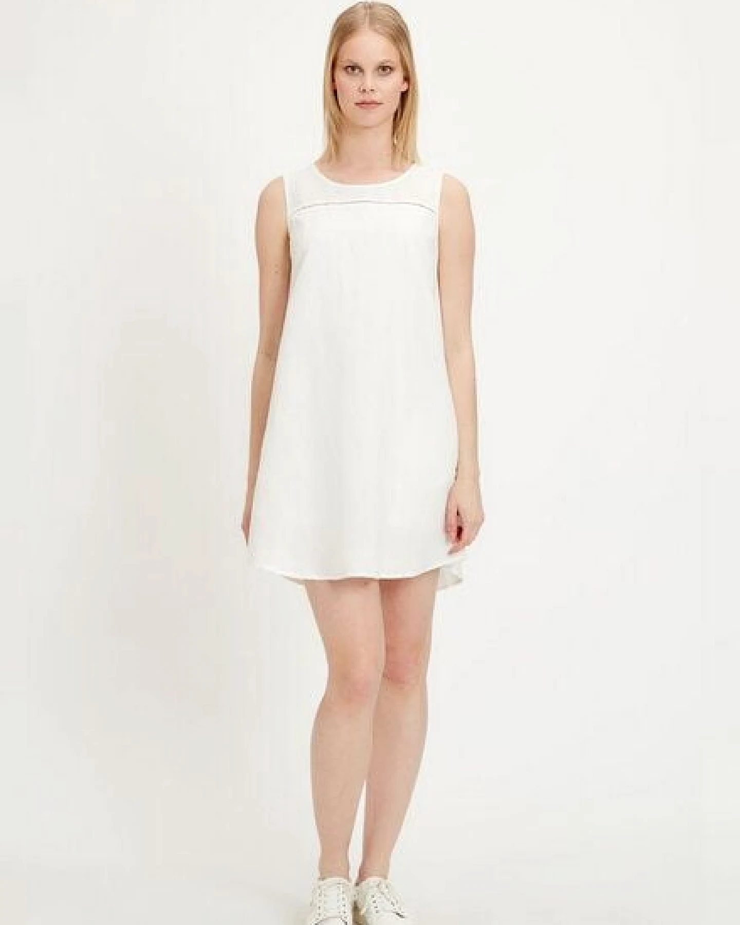 ORGANICATION Kleid aus Leinen-Mix – Ansicht 4