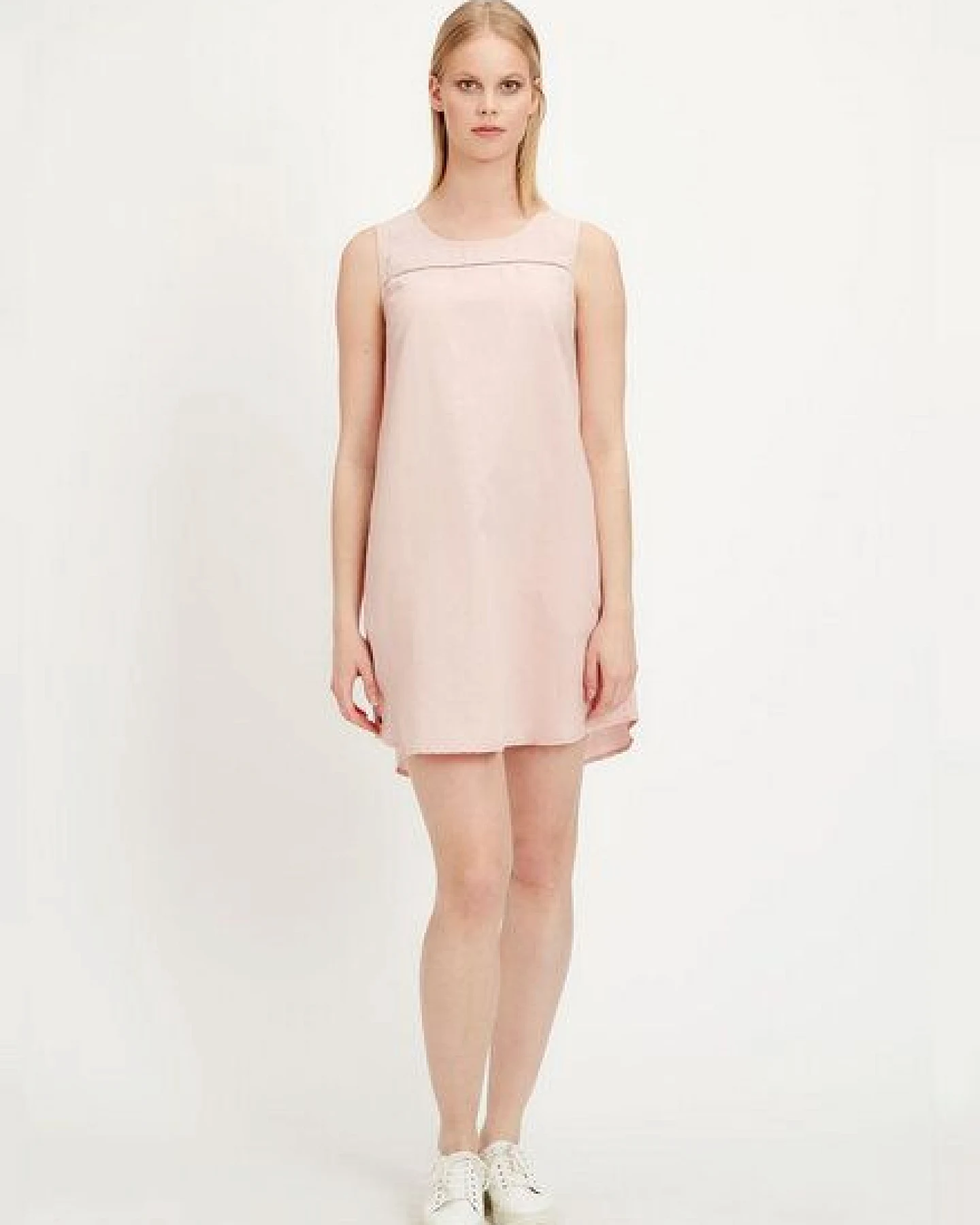 ORGANICATION Kleid aus Leinen-Mix – Ansicht 4