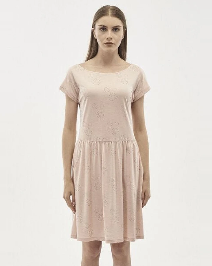 ORGANICATION Kleid aus TENCEL Lyocell-Mix mit Allover-Print