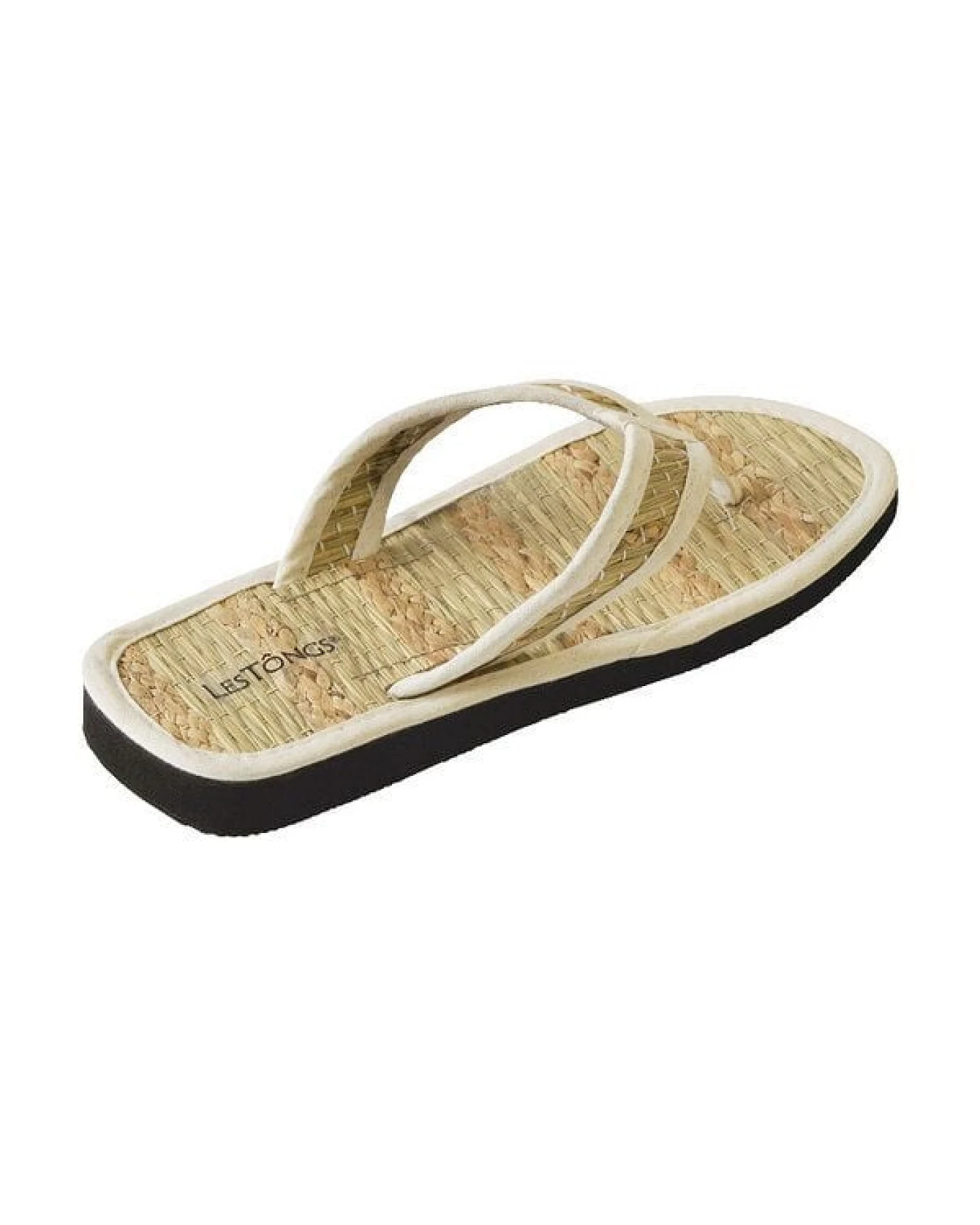 Les Tôngs Flip Flops OCEAN-V -offene Zimtlatschen aus Seegras - vegane Zimtsohle – Ansicht 4