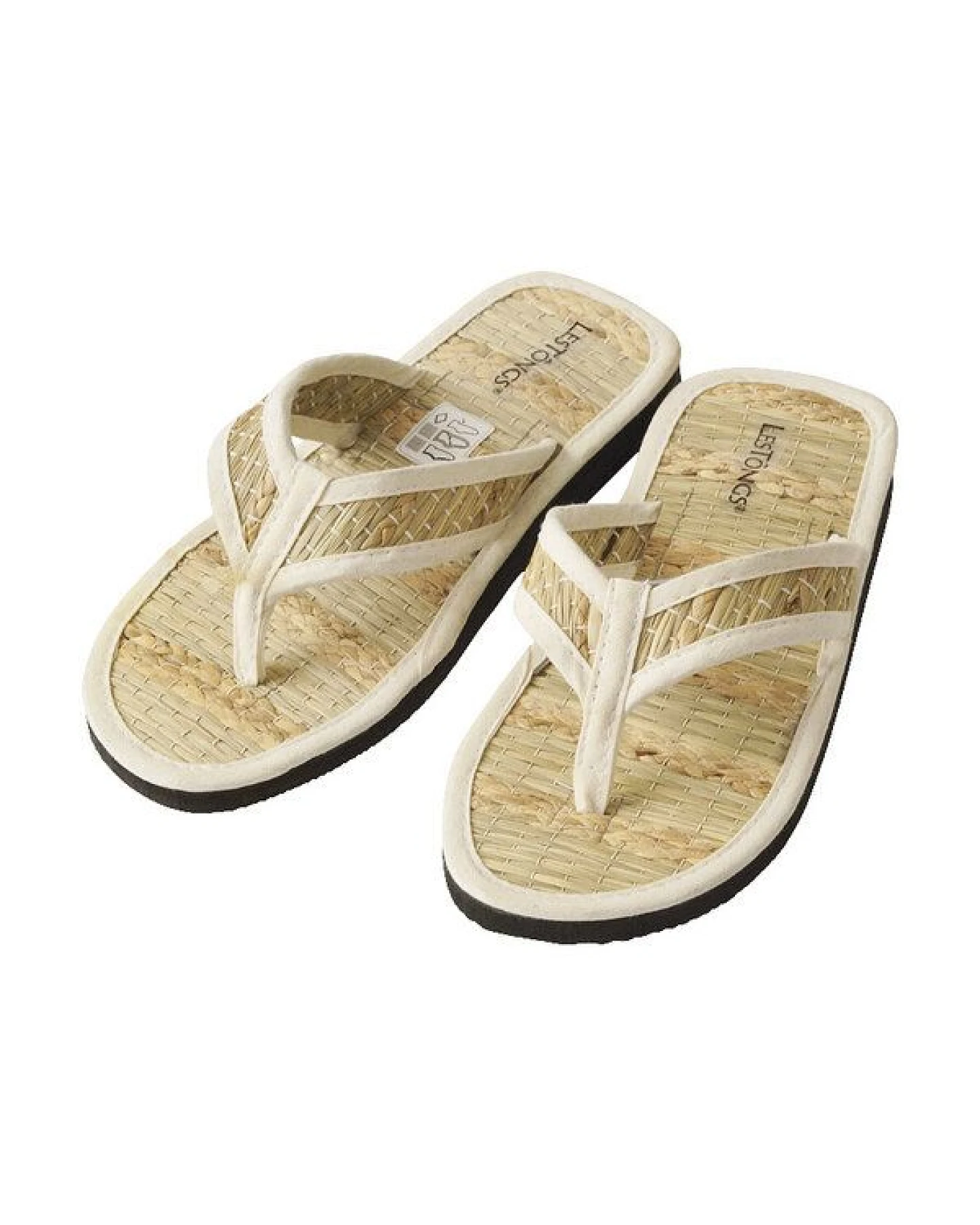 Les Tôngs Flip Flops OCEAN-V -offene Zimtlatschen aus Seegras - vegane Zimtsohle – Ansicht 2