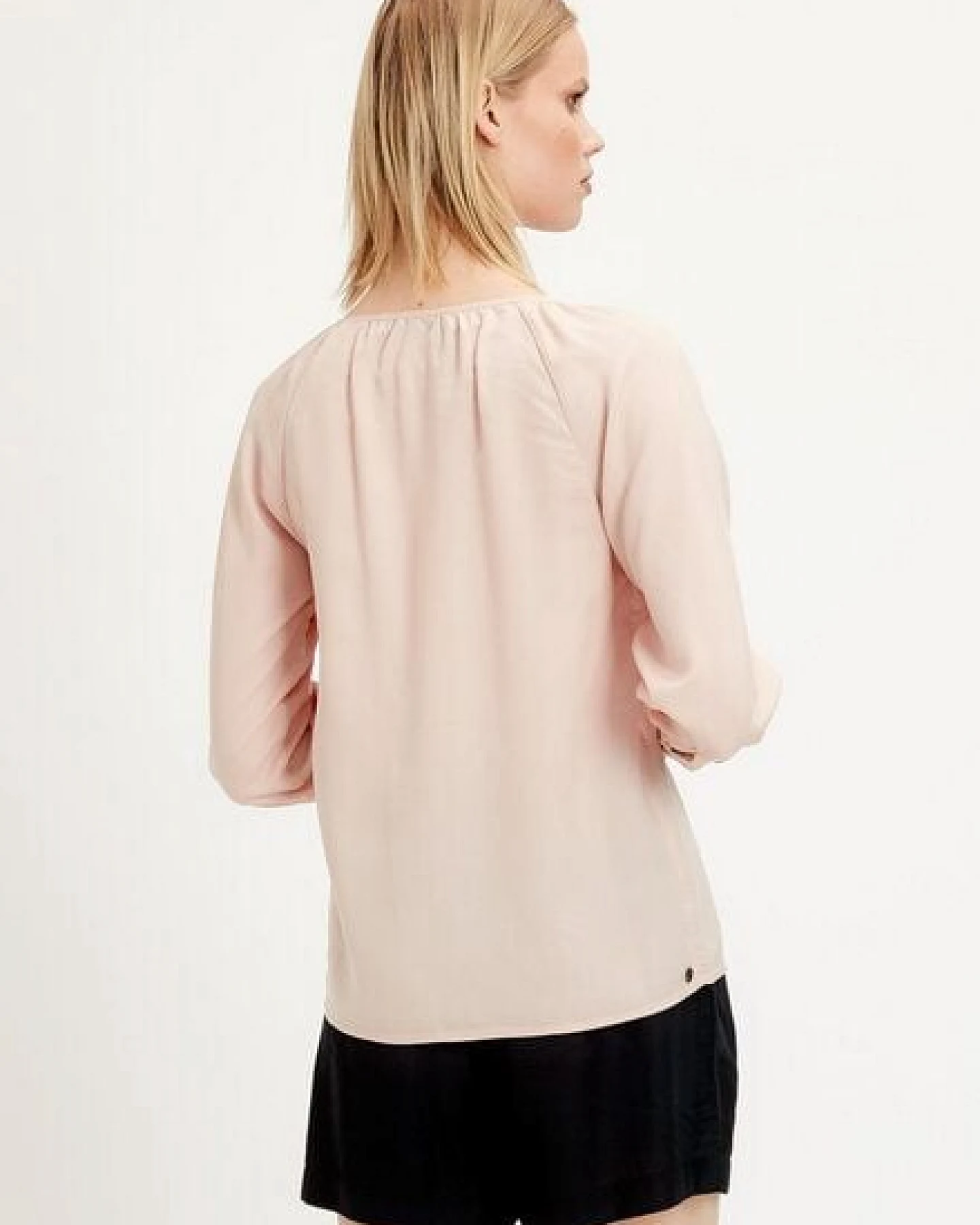 ORGANICATION Bluse aus TENCEL Lyocell mit 3/4 Ärmeln – Ansicht 2