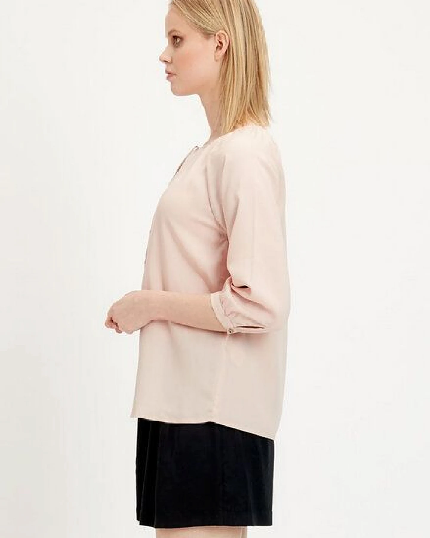 ORGANICATION Bluse aus TENCEL Lyocell mit 3/4 Ärmeln – Ansicht 3