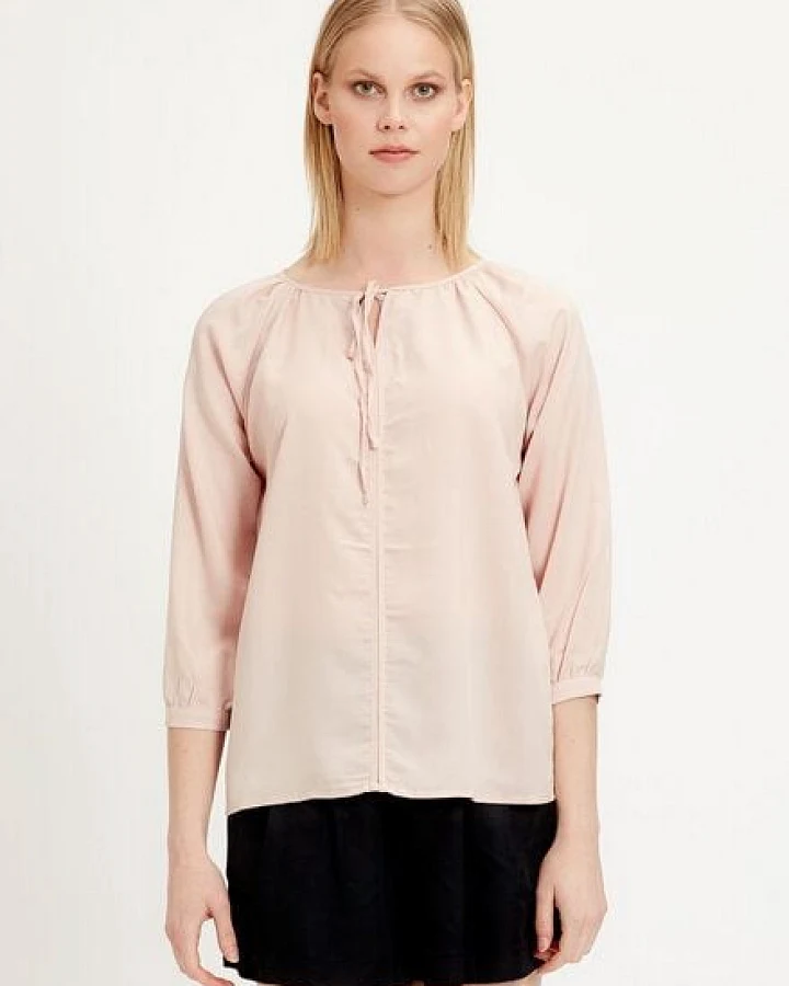 ORGANICATION Bluse aus TENCEL Lyocell mit 3/4 Ärmeln