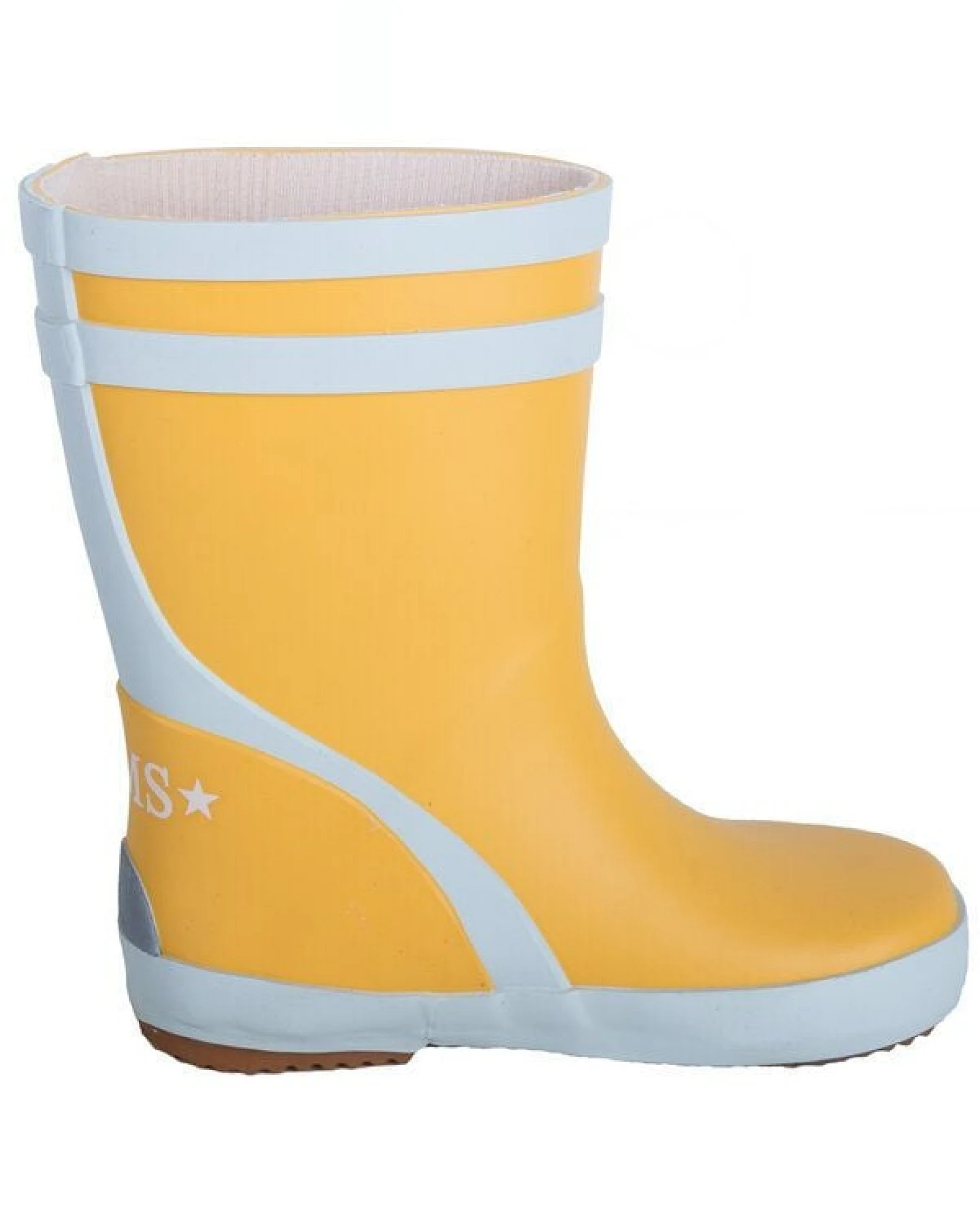 BMS Gummistiefel aus Naturkautschuk, gelb – Ansicht 4
