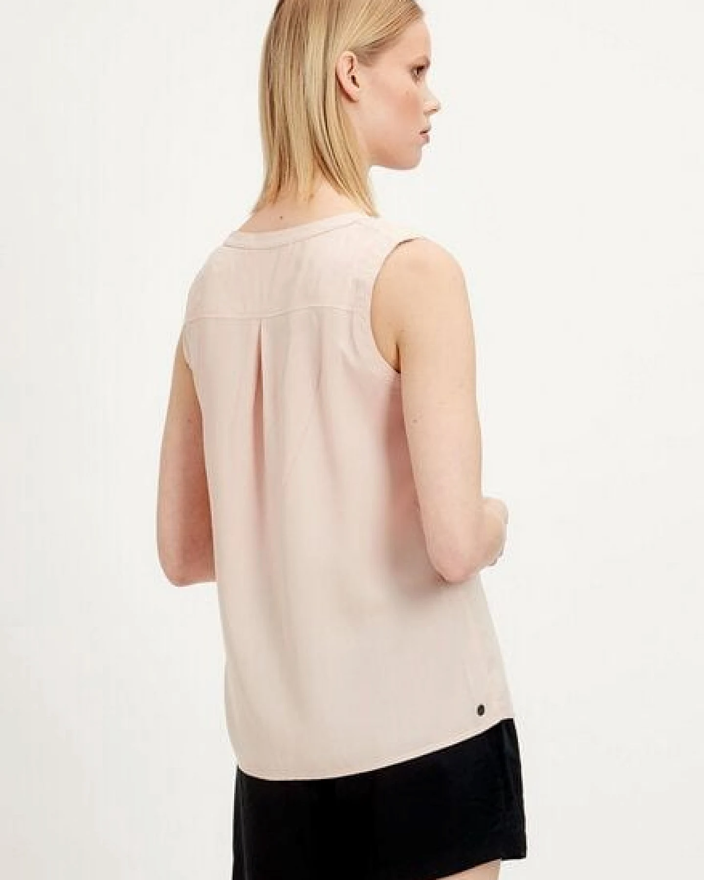 ORGANICATION Bluse aus TENCEL Lyocell mit durchgehender Knopfleiste – Ansicht 2