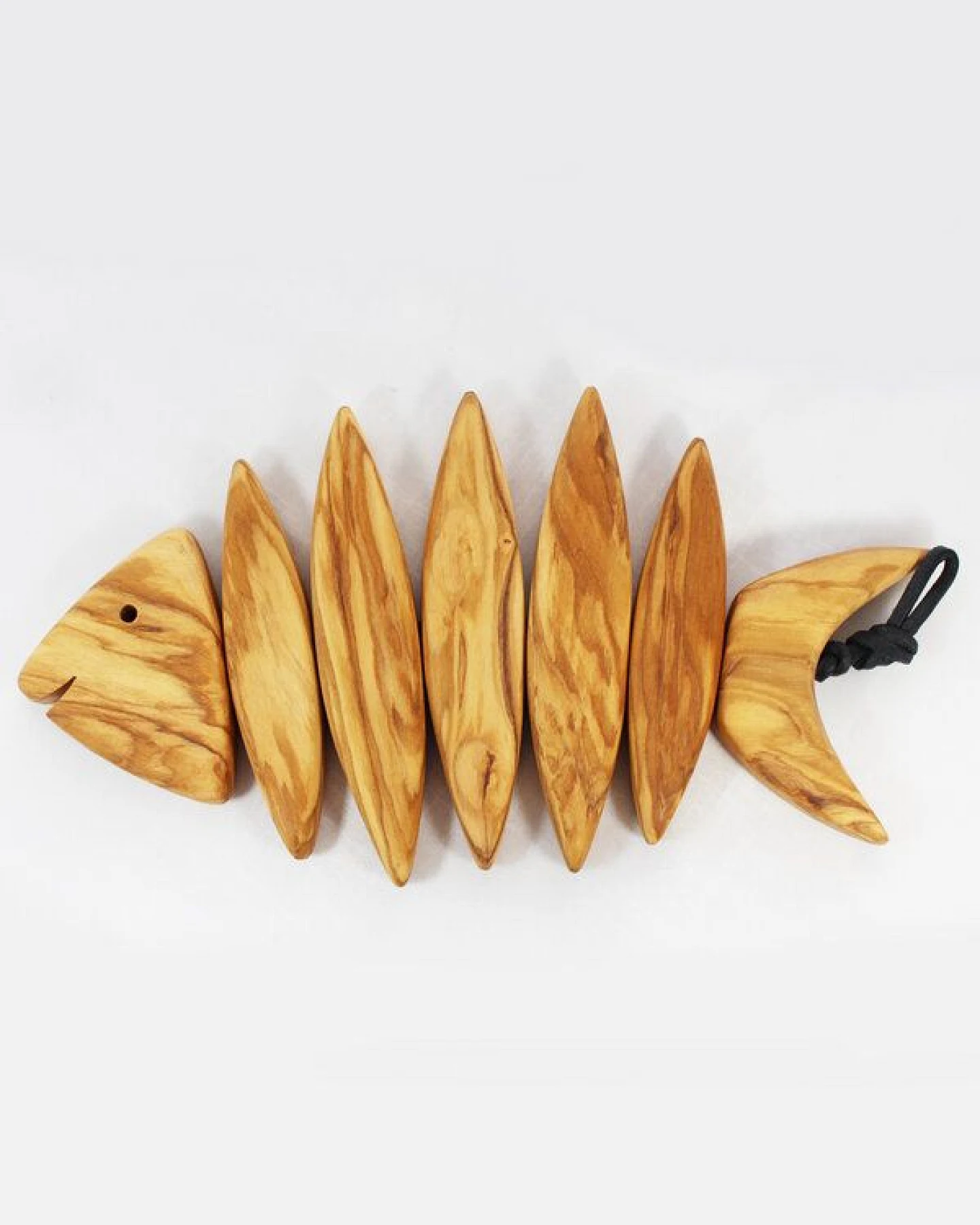 Mitienda Shop Topfuntersetzer aus Holz in Fischform – Ansicht 3