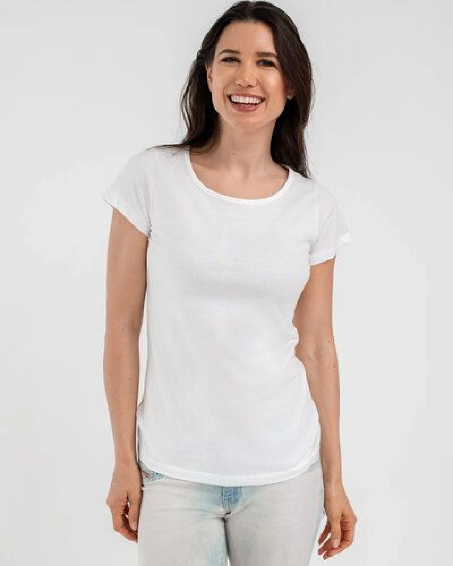 Brandless Basic Bio-T-Shirt Rundhals (Ladies) Nr.2 – Ansicht 3