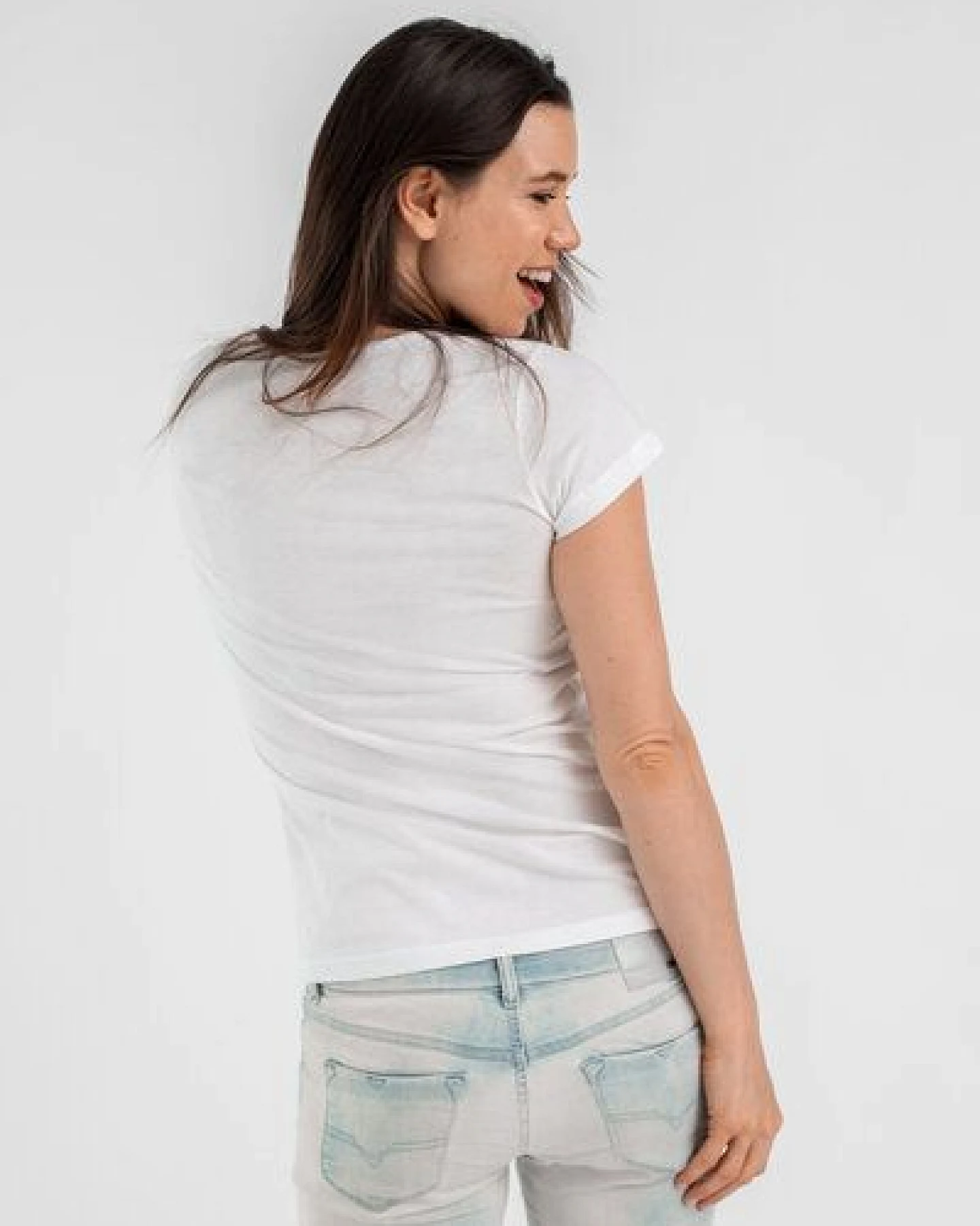 Brandless Basic Bio-T-Shirt Rundhals (Ladies) Nr.2 – Ansicht 4