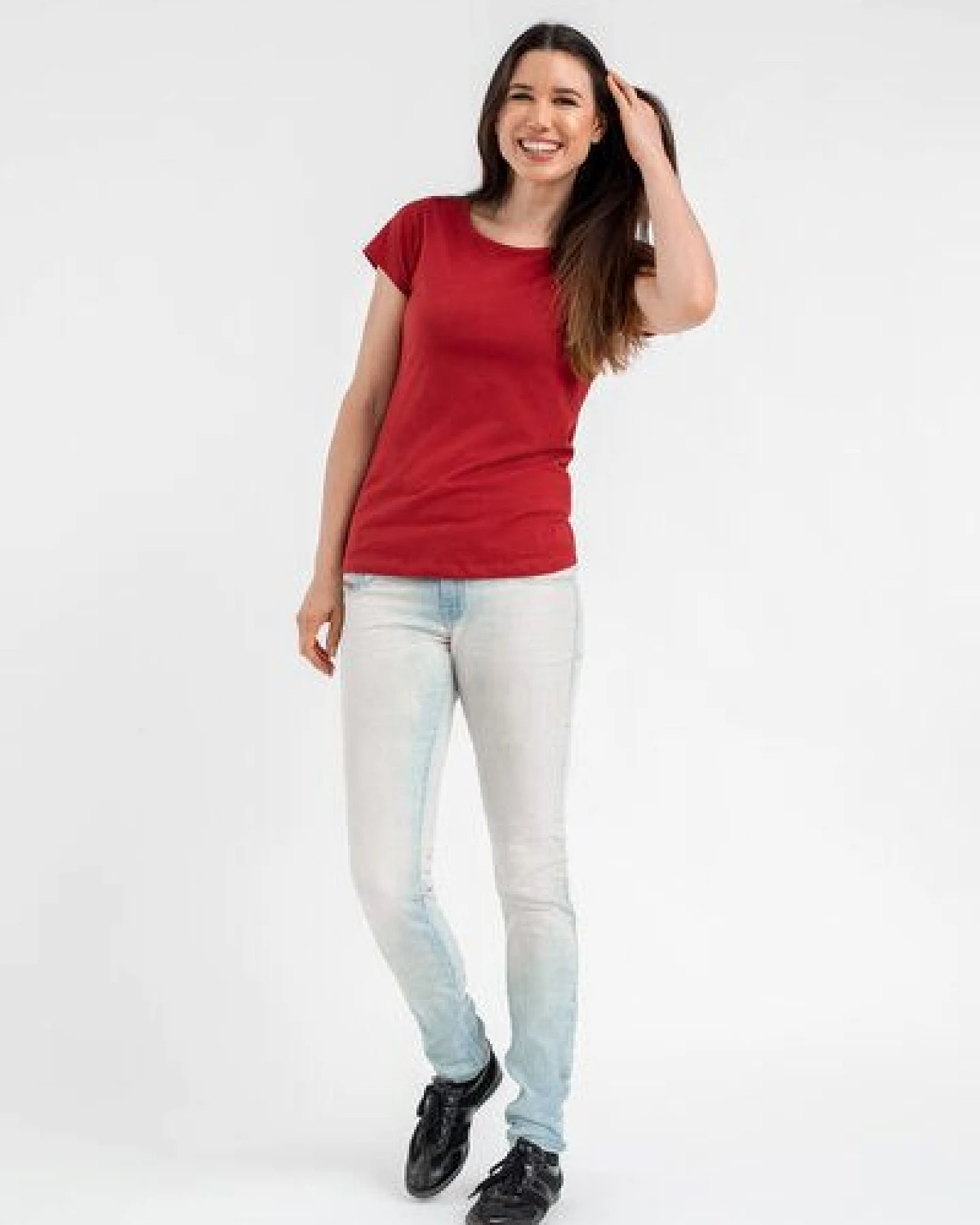 Brandless Basic Bio-T-Shirt Rundhals (Ladies) Nr.2 – Ansicht 3