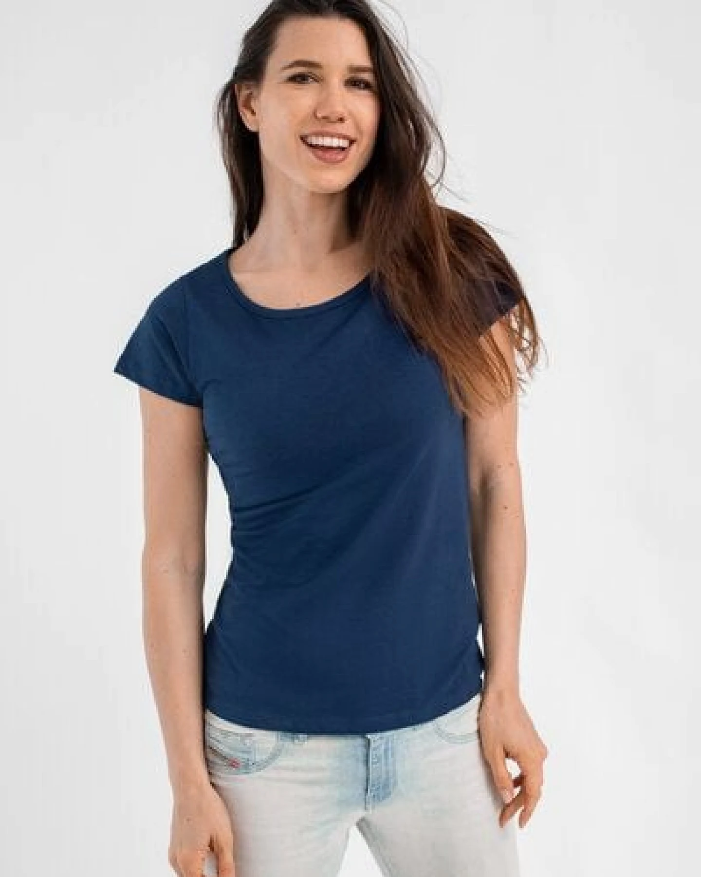 Brandless Basic Bio-T-Shirt Rundhals (Ladies) Nr.2 – Ansicht 3