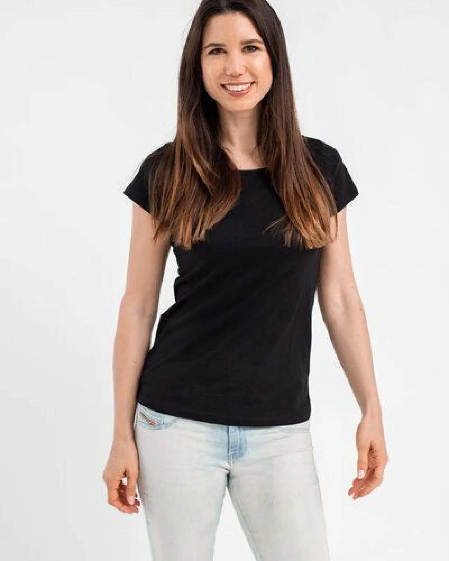 Brandless Basic Bio-T-Shirt Rundhals (Ladies) Nr.2 – Ansicht 3