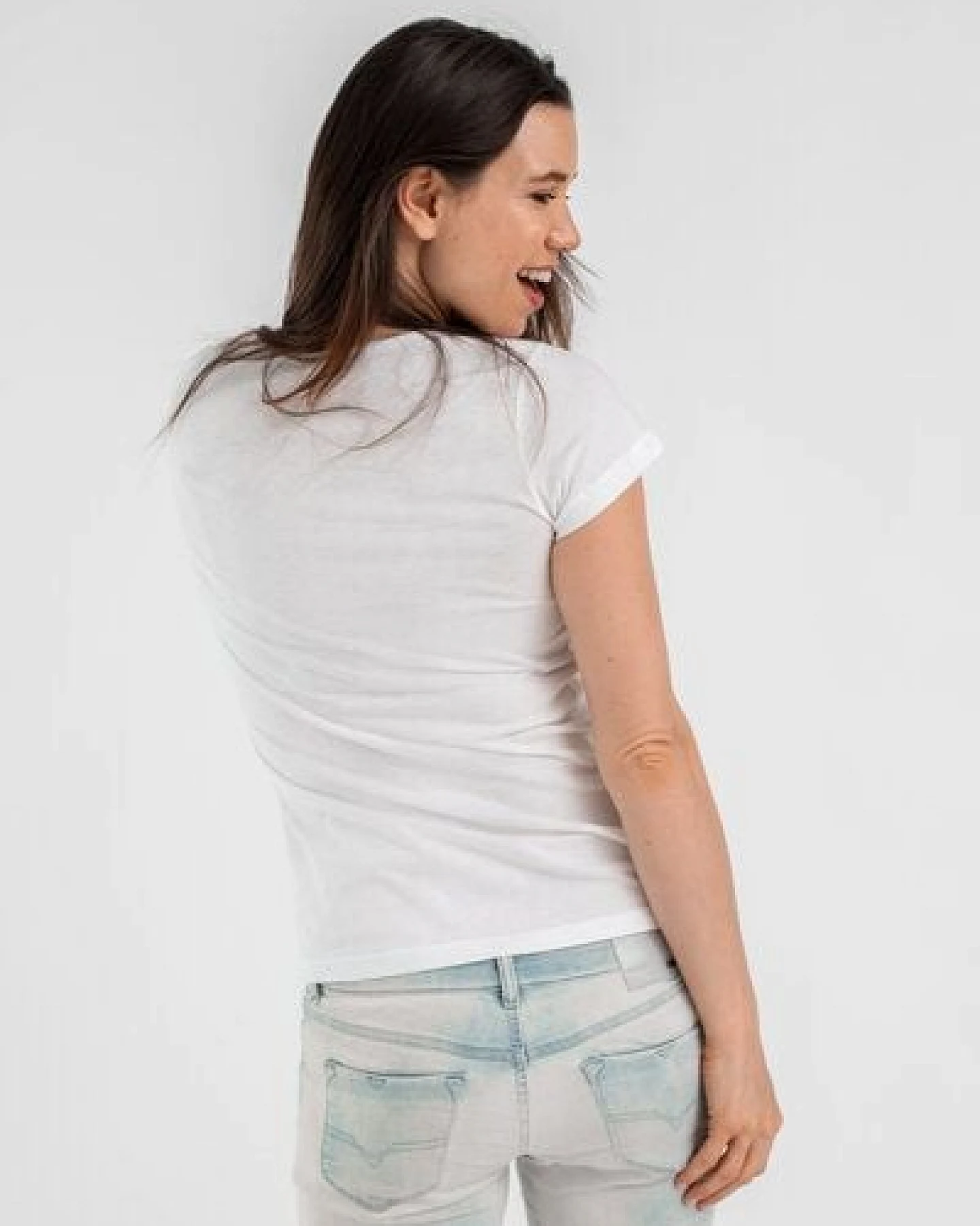 Brandless Basic Bio-T-Shirt Rundhals (Ladies) Nr.2 – Ansicht 4