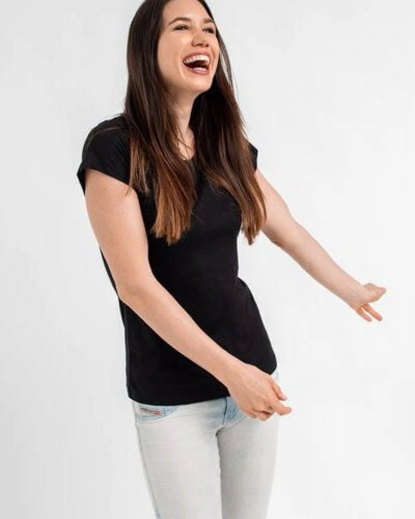 Brandless Basic Bio-T-Shirt Rundhals (Ladies) Nr.2 – Ansicht 4