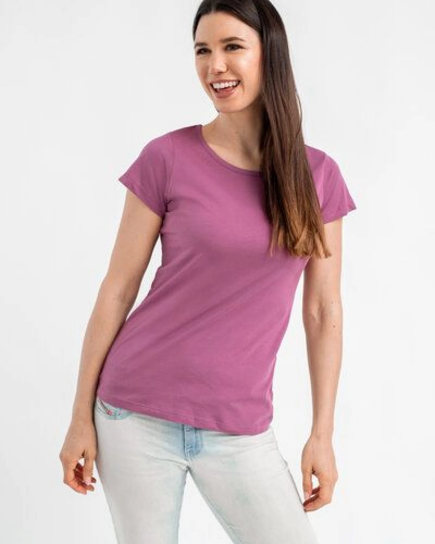 Brandless Basic Bio-T-Shirt Rundhals (Ladies) Nr.2 – Ansicht 4