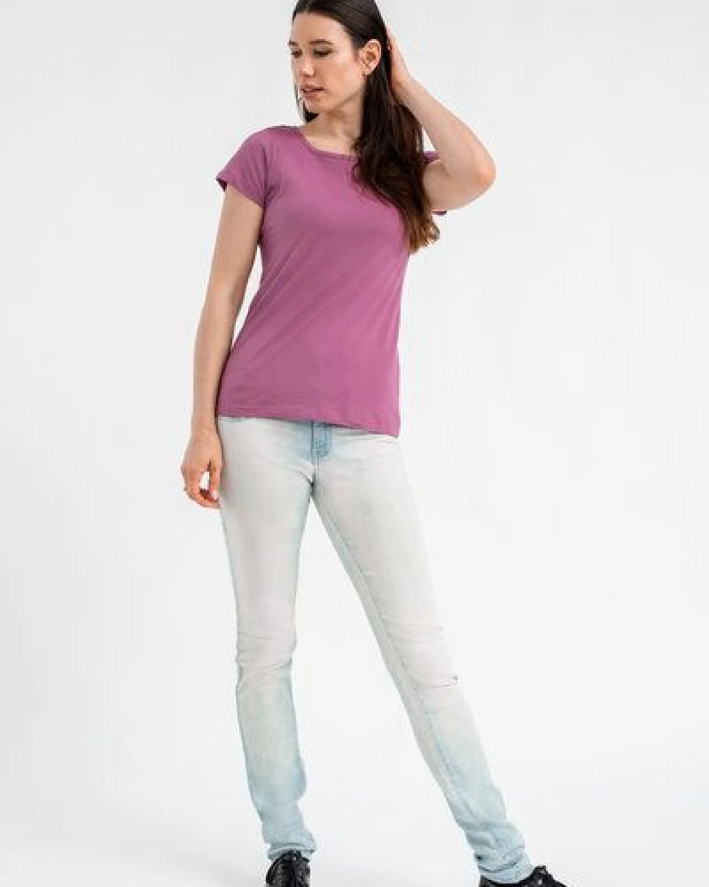 Brandless Basic Bio-T-Shirt Rundhals (Ladies) Nr.2 – Ansicht 3